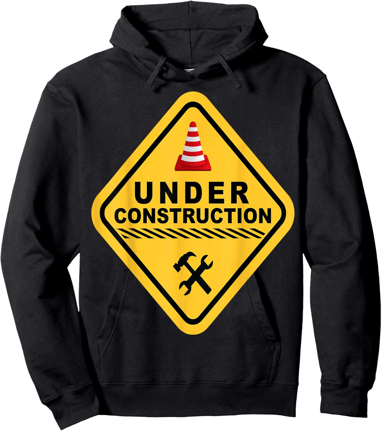 I Am Currently Under Construction Hoodie - Hoodie | Black
