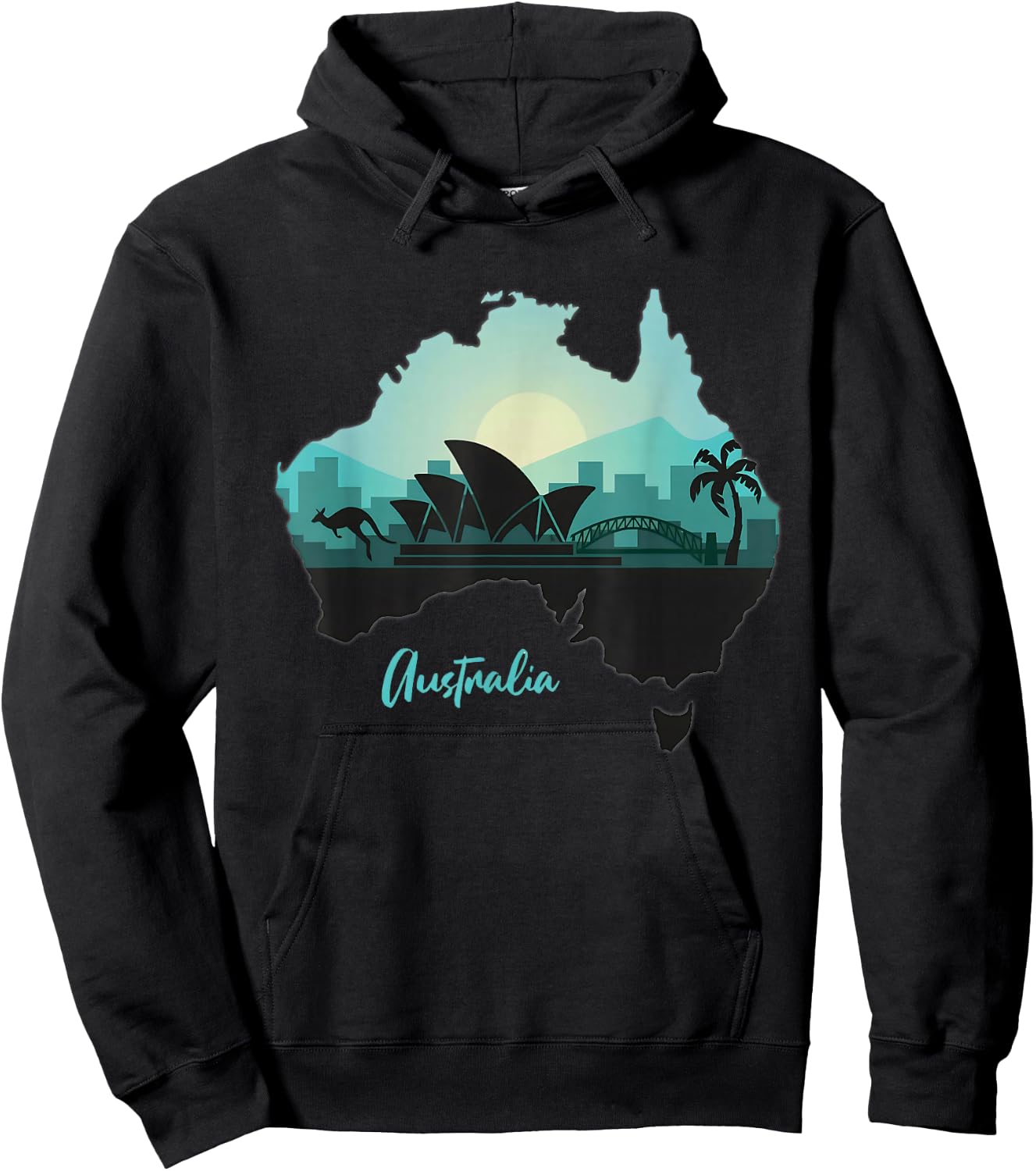 Women Australia, Girls Australia, Australia Shirt Hoodie - Hoodie | Black