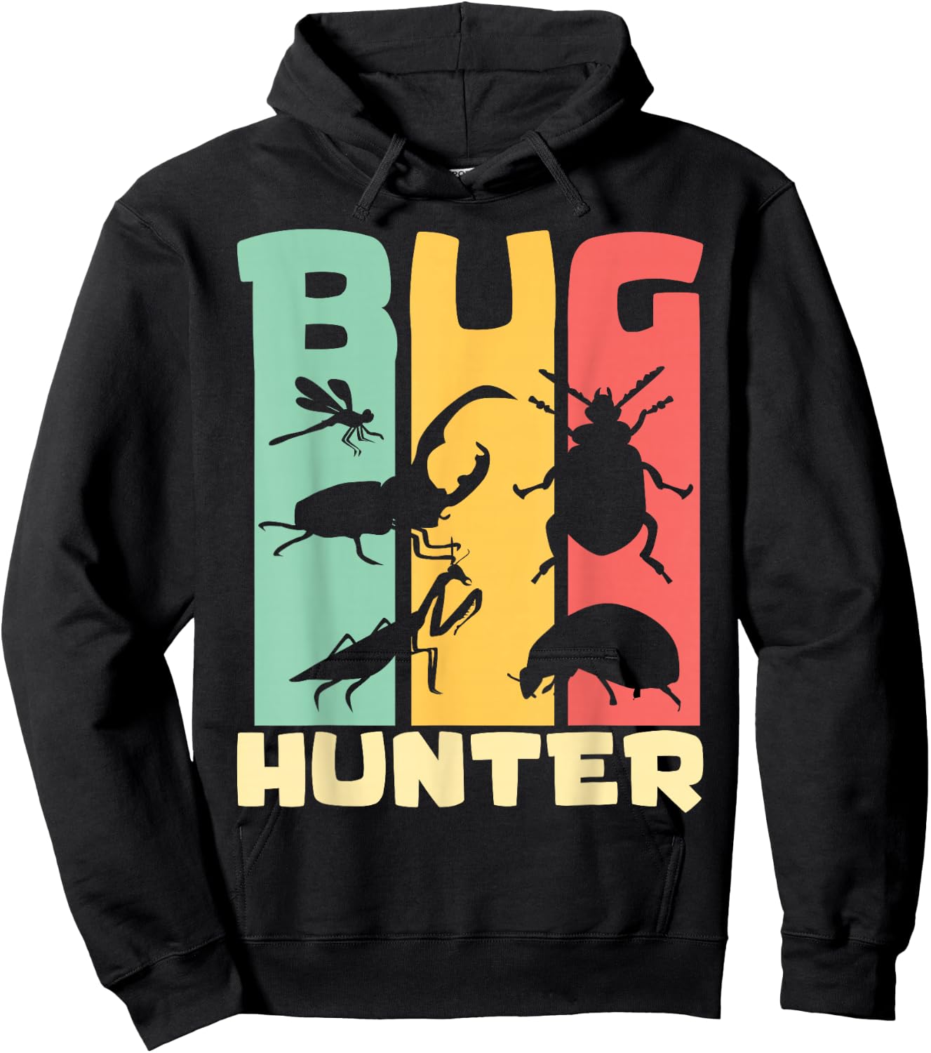 Bug Hunter Entomologist Insects for Boys Girls Kids Hoodie - Hoodie | Black