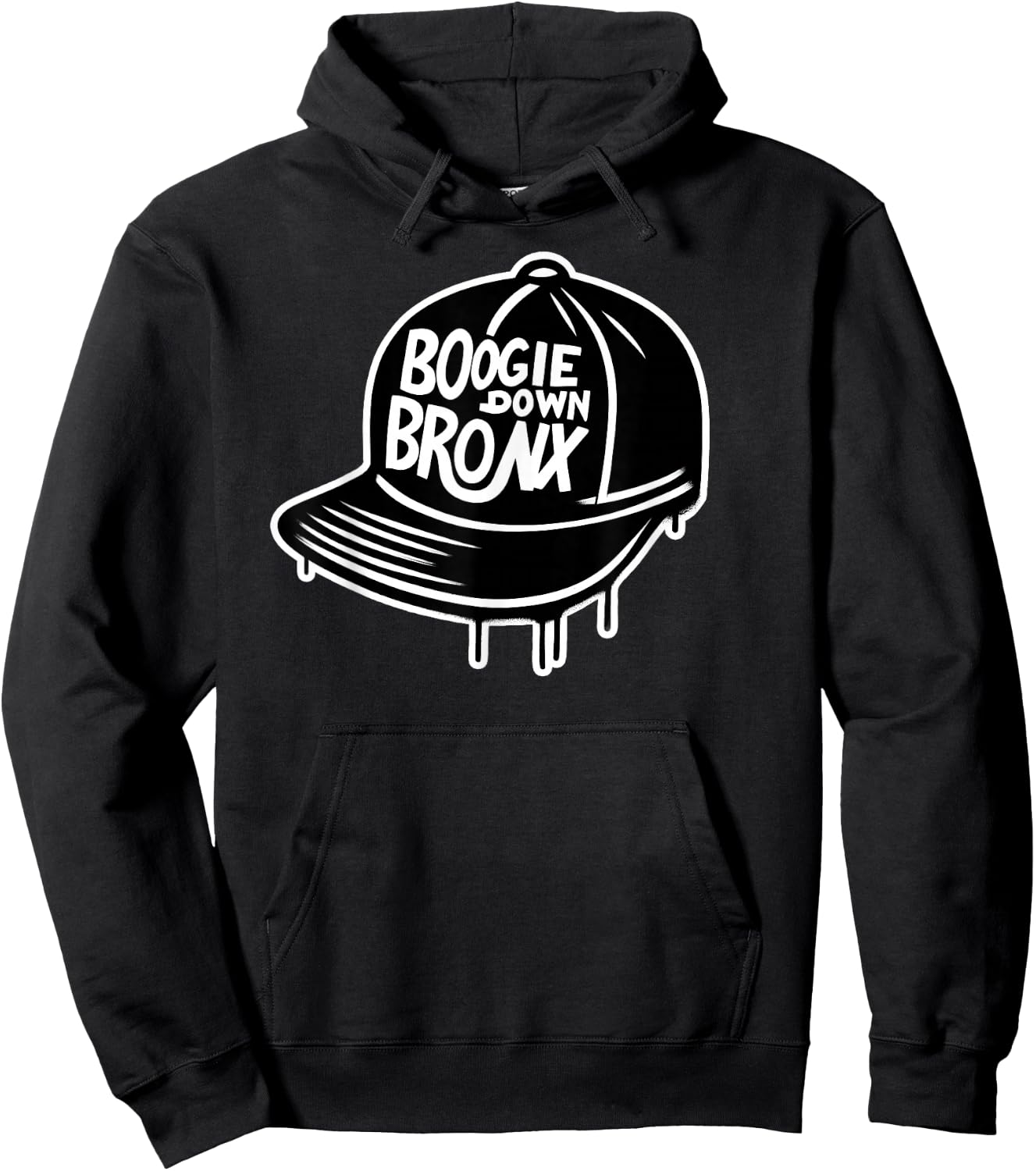 BOOGIE DOWN BRONX NY Retro Hip Hop Clothing Rap Old School Hoodie - Hoodie | Black