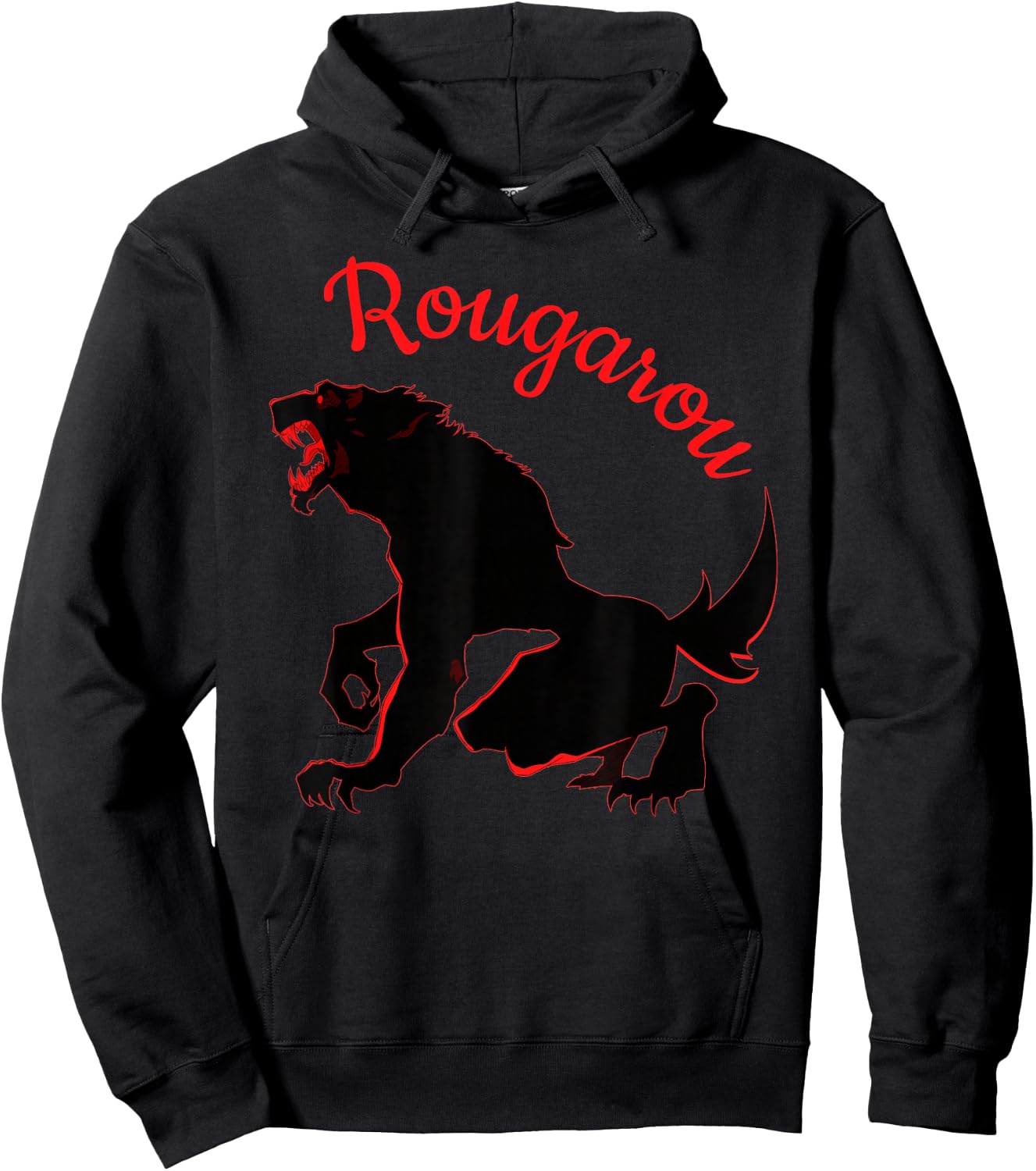 Rougarou Legend of the Night Werewolf Shapeshifter Hoodie - Hoodie | Black