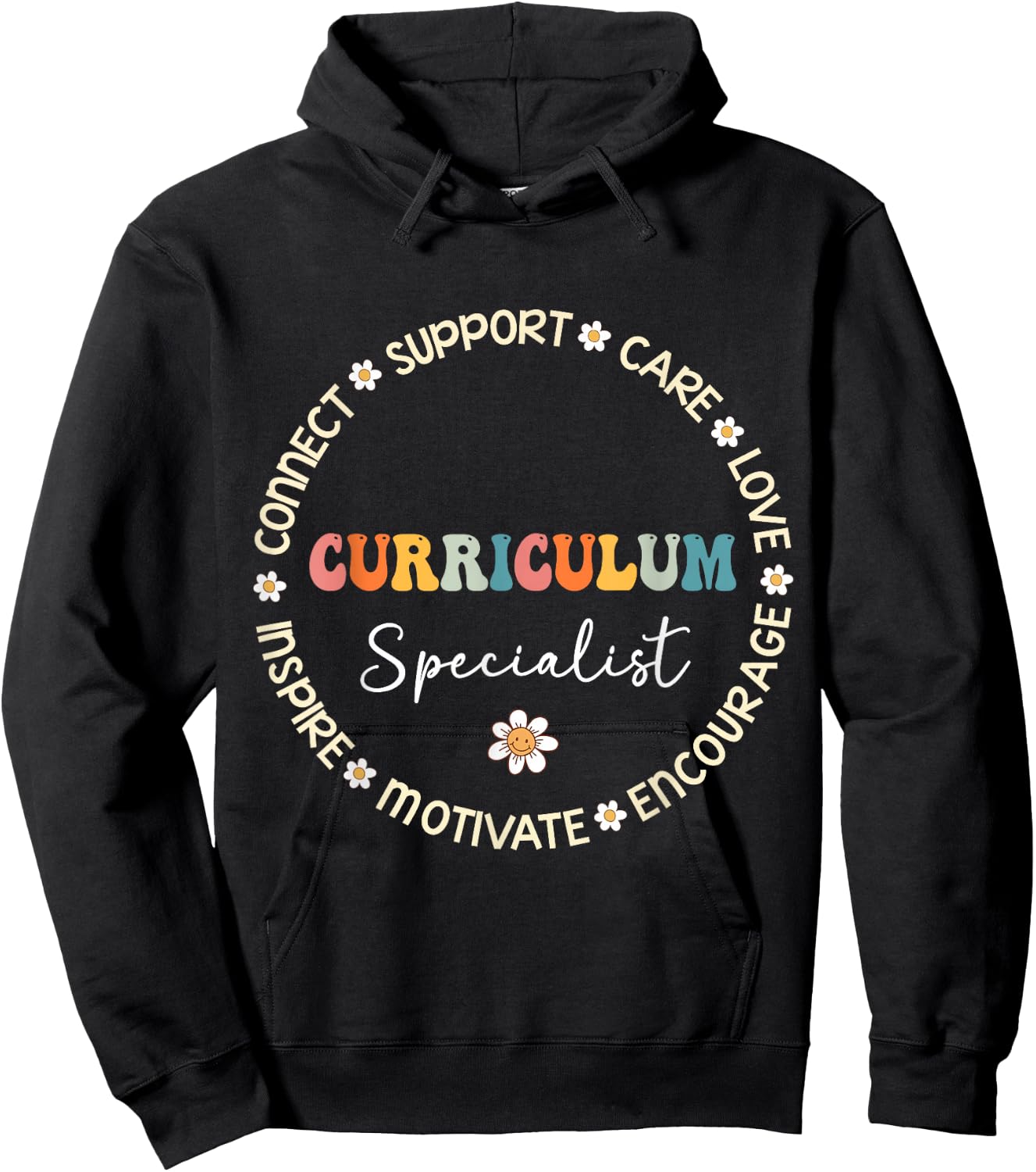 Cute Curriculum Specialist Squad Appreciation back to school Hoodie - Hoodie | Black