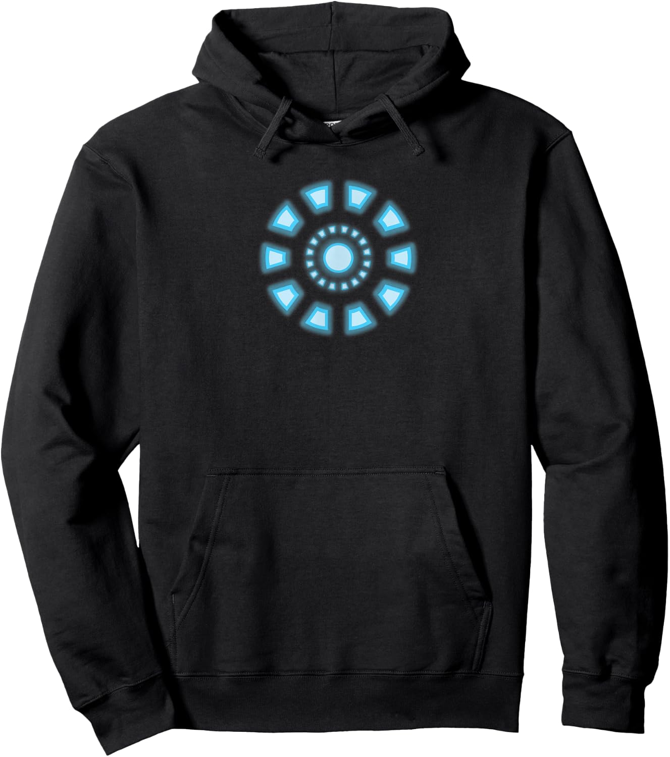 Marvel Studios Iron Man Tony Stark Arc Reactor Classic Hoodie - Hoodie | Black