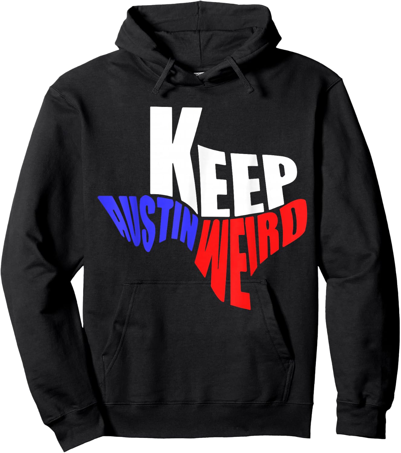 Keep Austin Weird Shirts Vintage Austin, TX Distressed Keep Austin Weird Texas Hoodie - Hoodie | Black