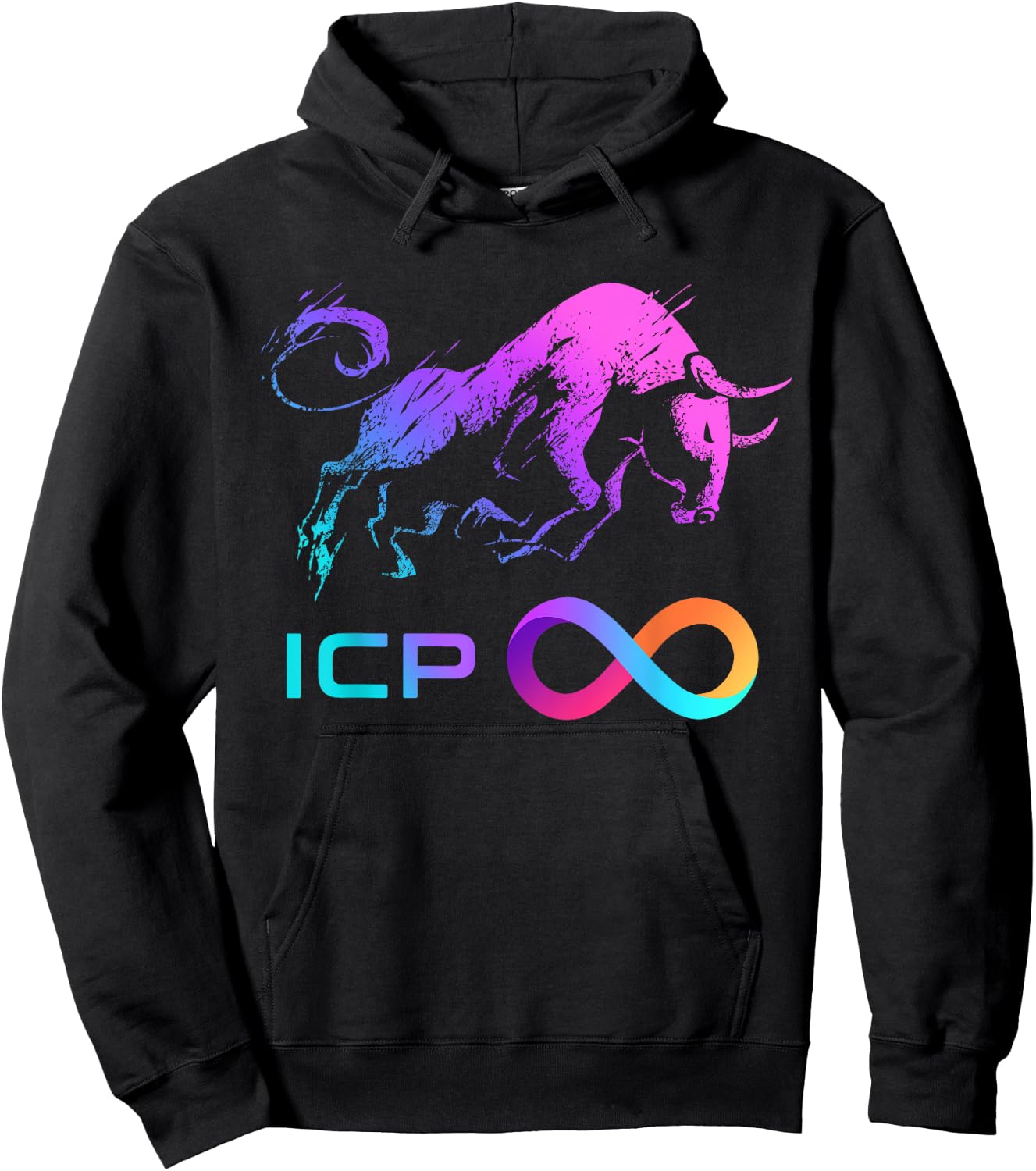 ICP Coin crypto BULLRUN HODL ICP token to be Millionaire Hoodie - Hoodie | Black