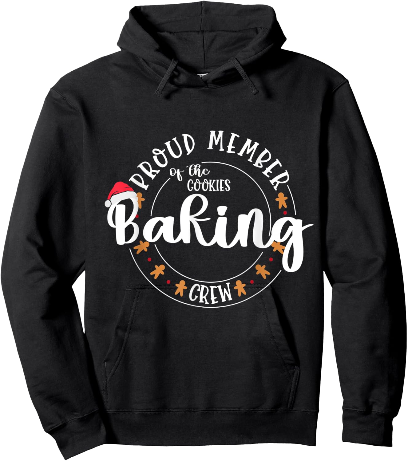 Proud Member of the Cookies Baking Crew Matching Outfit Hoodie - Hoodie | Black