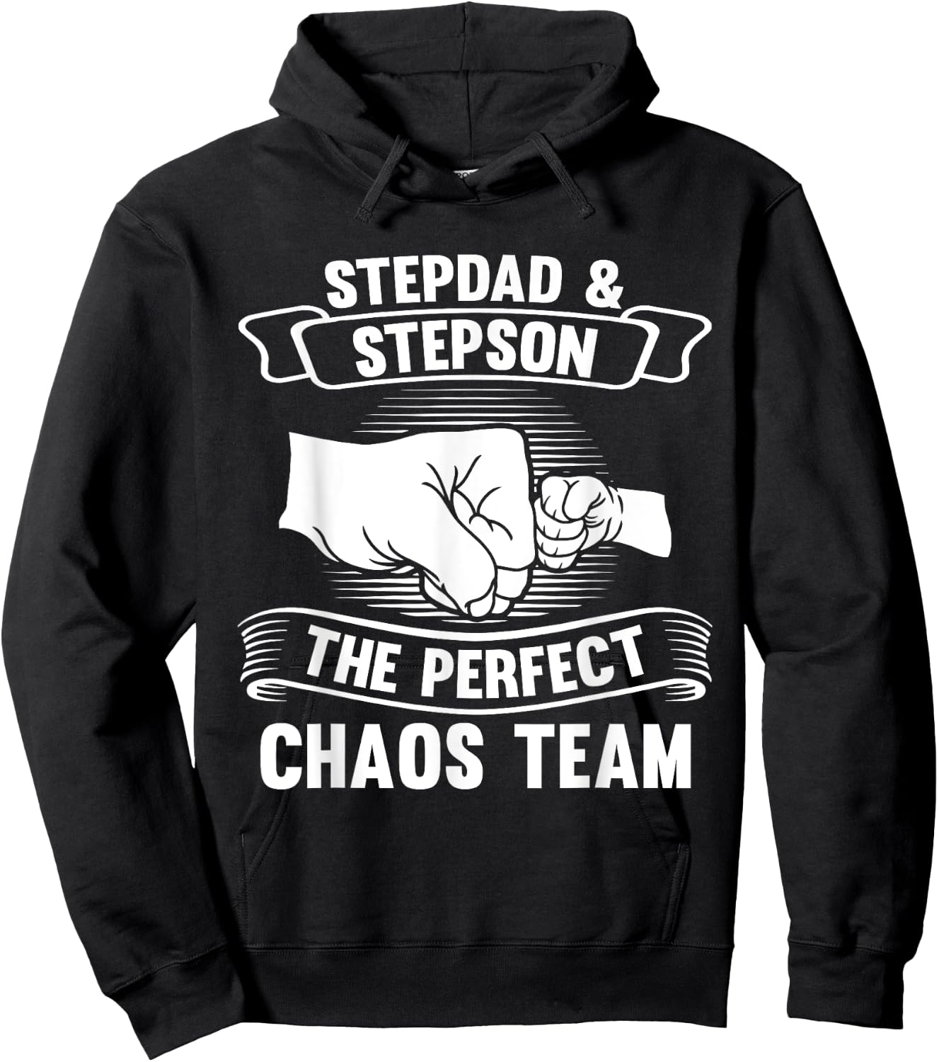 Stepdad & Stepson team Stepdad & Stepson Hoodie - Hoodie | Black