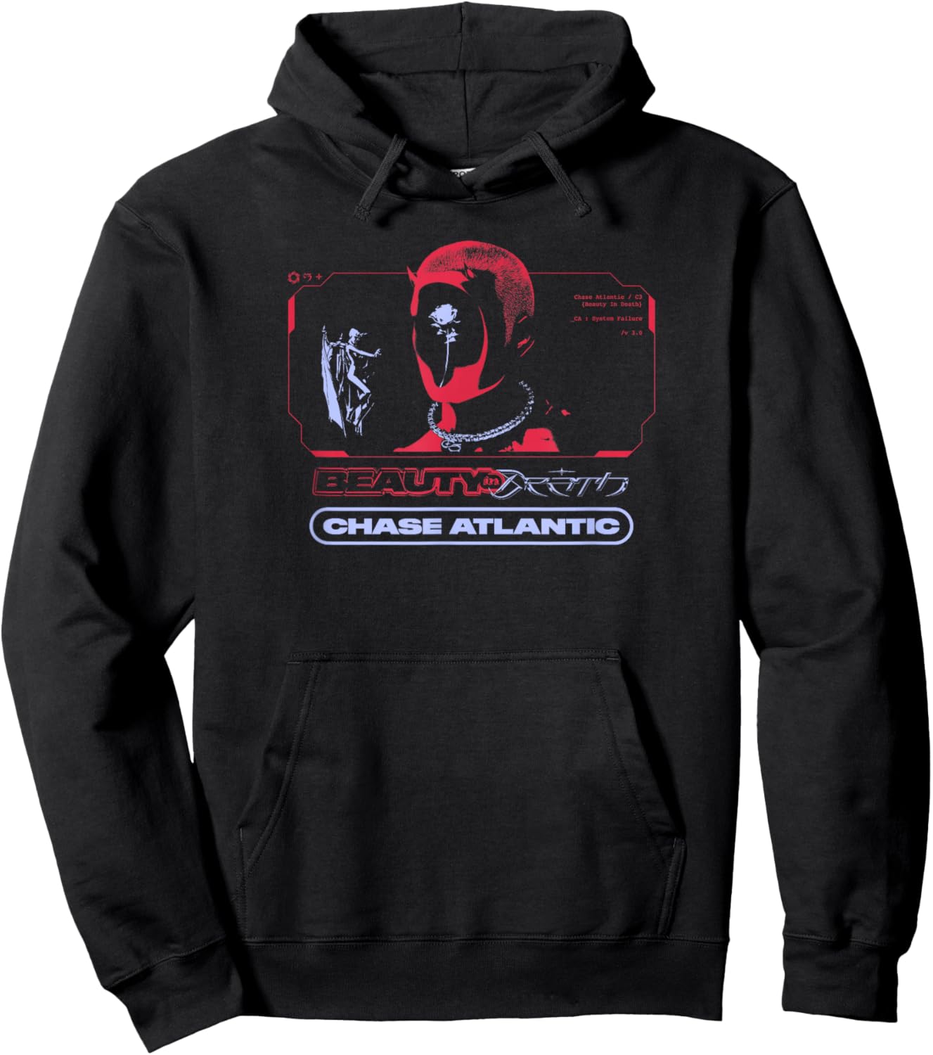 Chase Atlantic - Beauty In Death Hoodie - Hoodie | Black