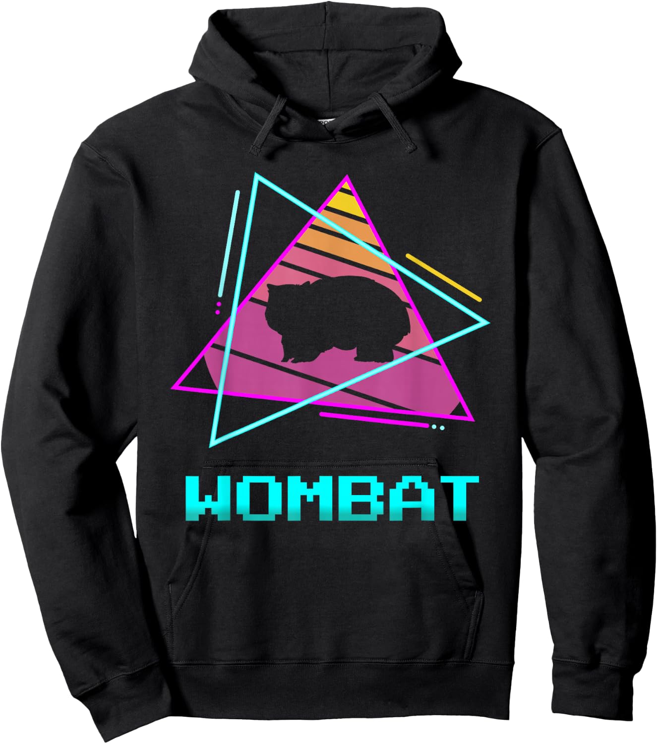 Retro Wombat Wombats Hoodie - Hoodie | Black