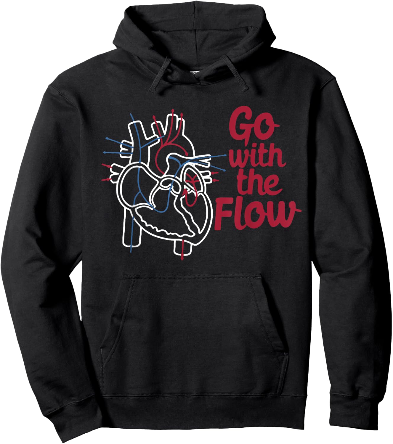 CVICU Cardiac Nurse Anatomical Of Heart Anatomy Cardiology Hoodie - Hoodie | Black