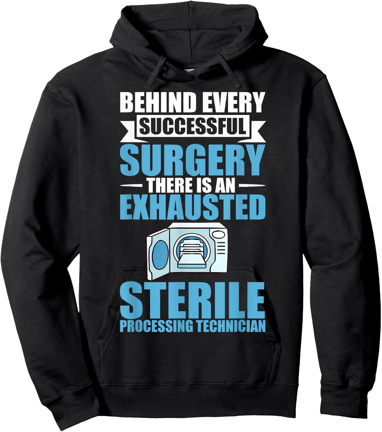 Sterile Processing Technician Instruments Tech Certification Hoodie - Hoodie | Black