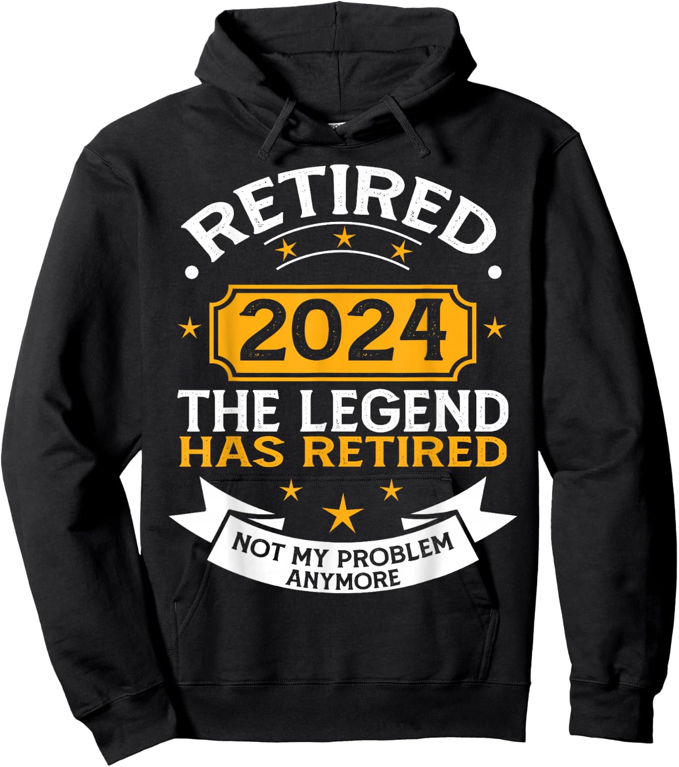 Retired 2024 Retirement Apparel & Women Hoodie - Hoodie | Black