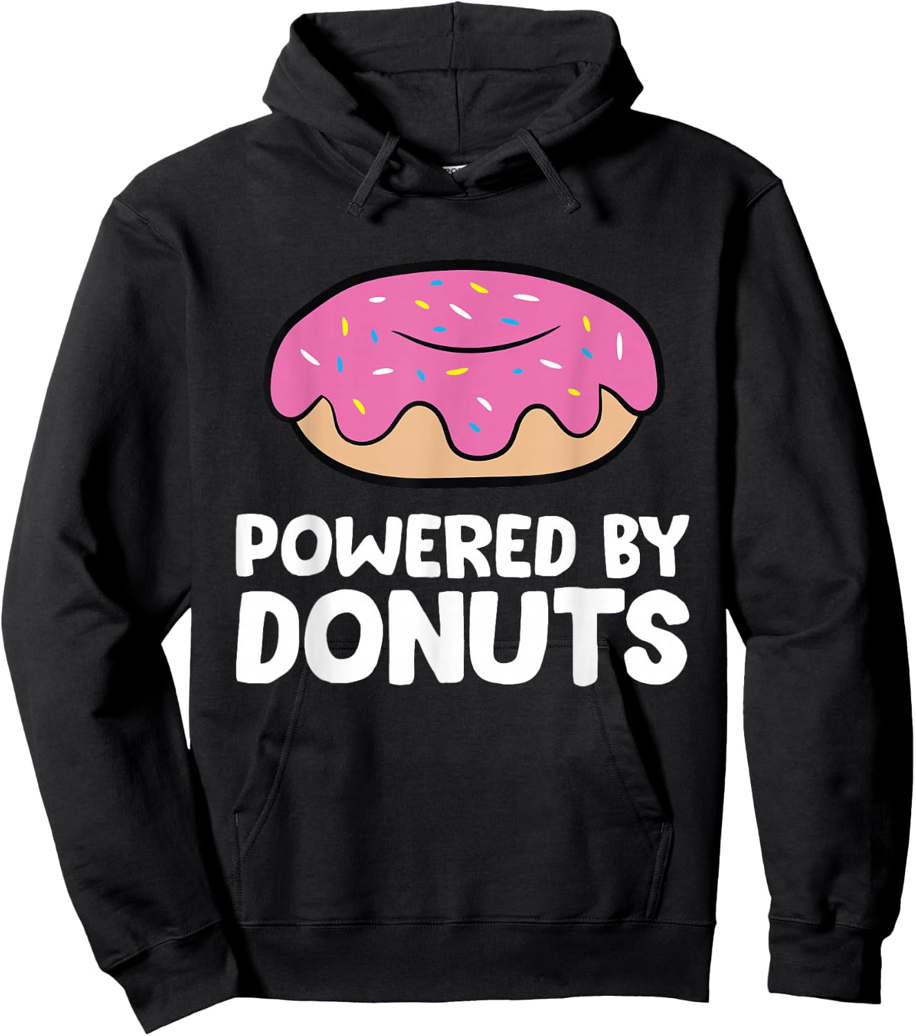 Powered by Donuts Hoodie - Hoodie | Black