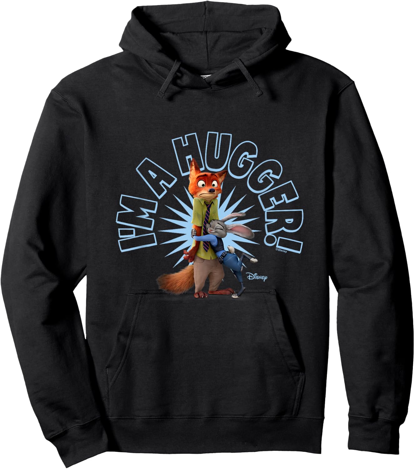 Zootopia - Nick Im a Hugger Hoodie - Hoodie | Black