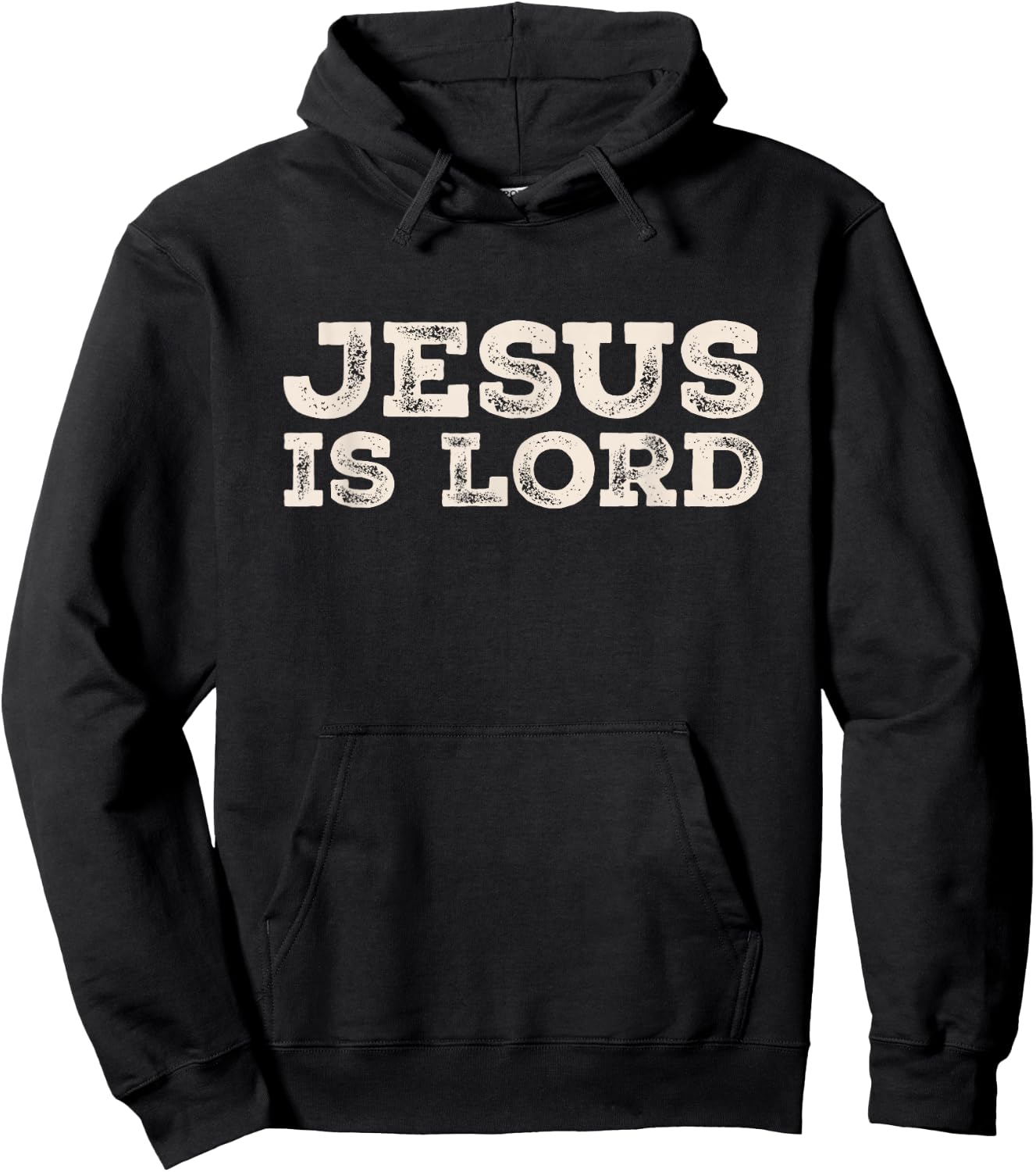 Jesus is Lord Christian Hoodie - Hoodie | Black