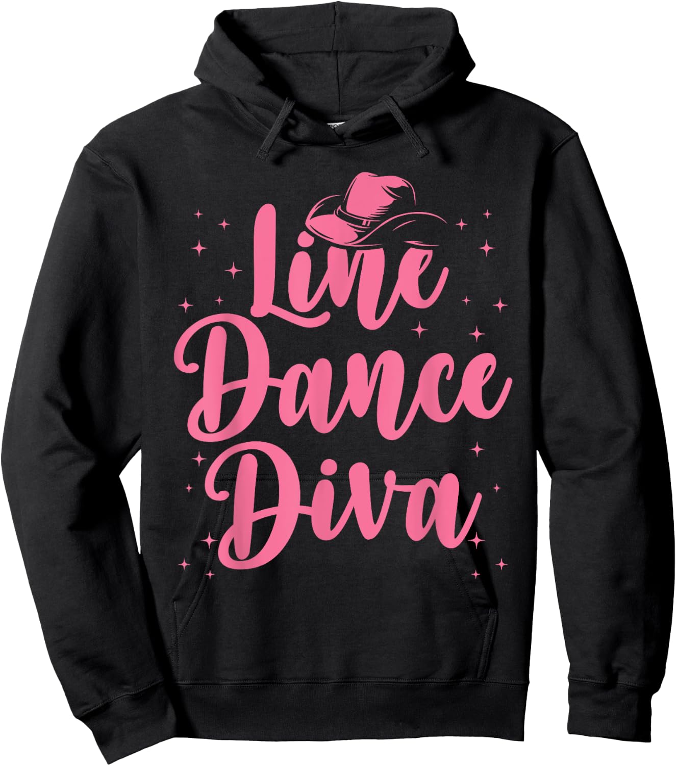 Line Dancing Art Girls Country Western Line Dancer Hoodie - Hoodie | Black