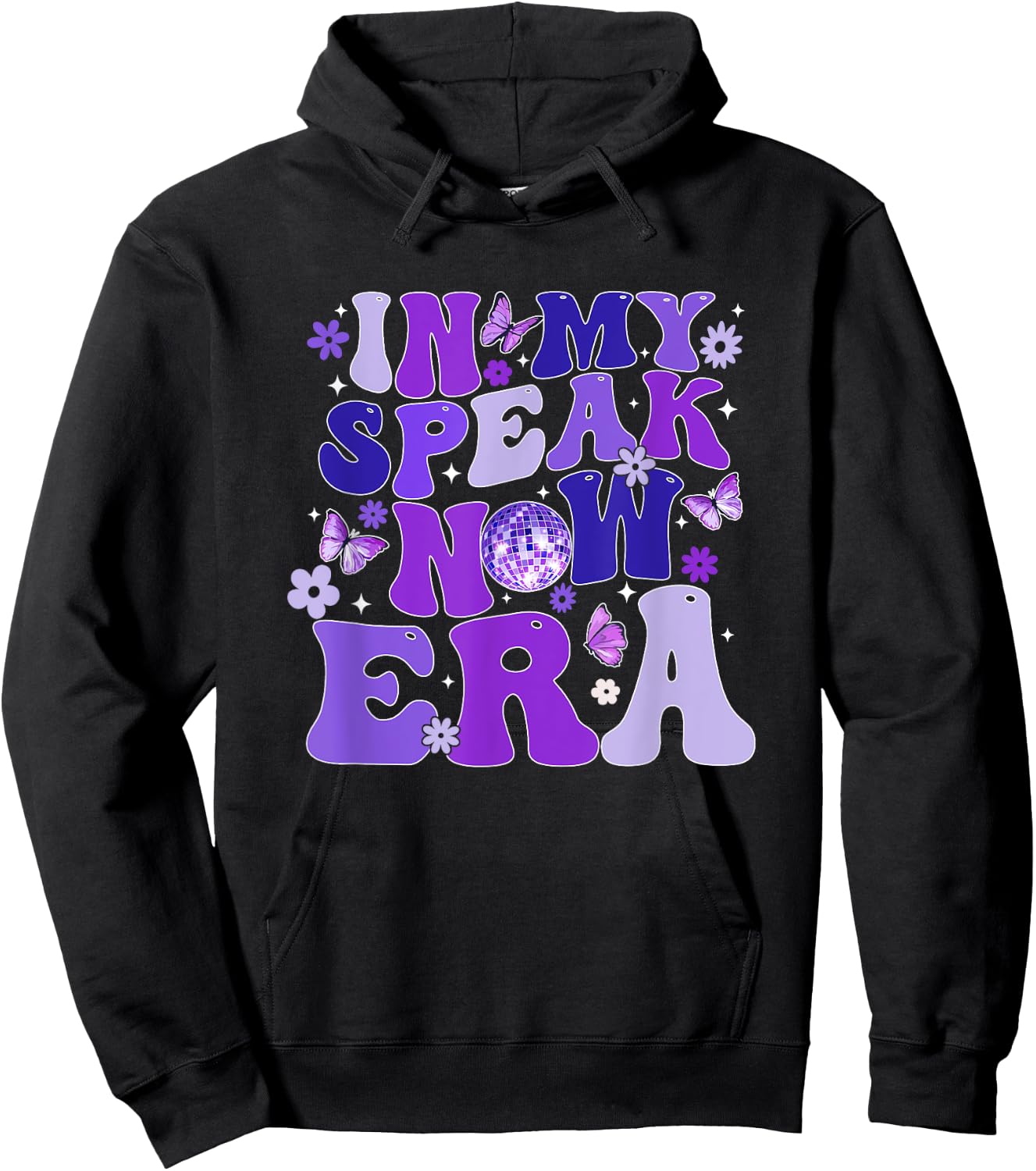 Groovy Retro In My Speak Now Era Speak Hoodie - Hoodie | Black