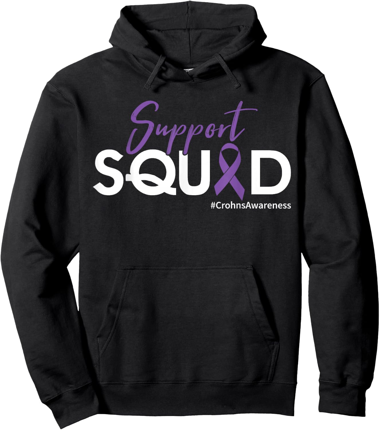 Support Squad - Crohn's Disease Hoodie - Hoodie | Black