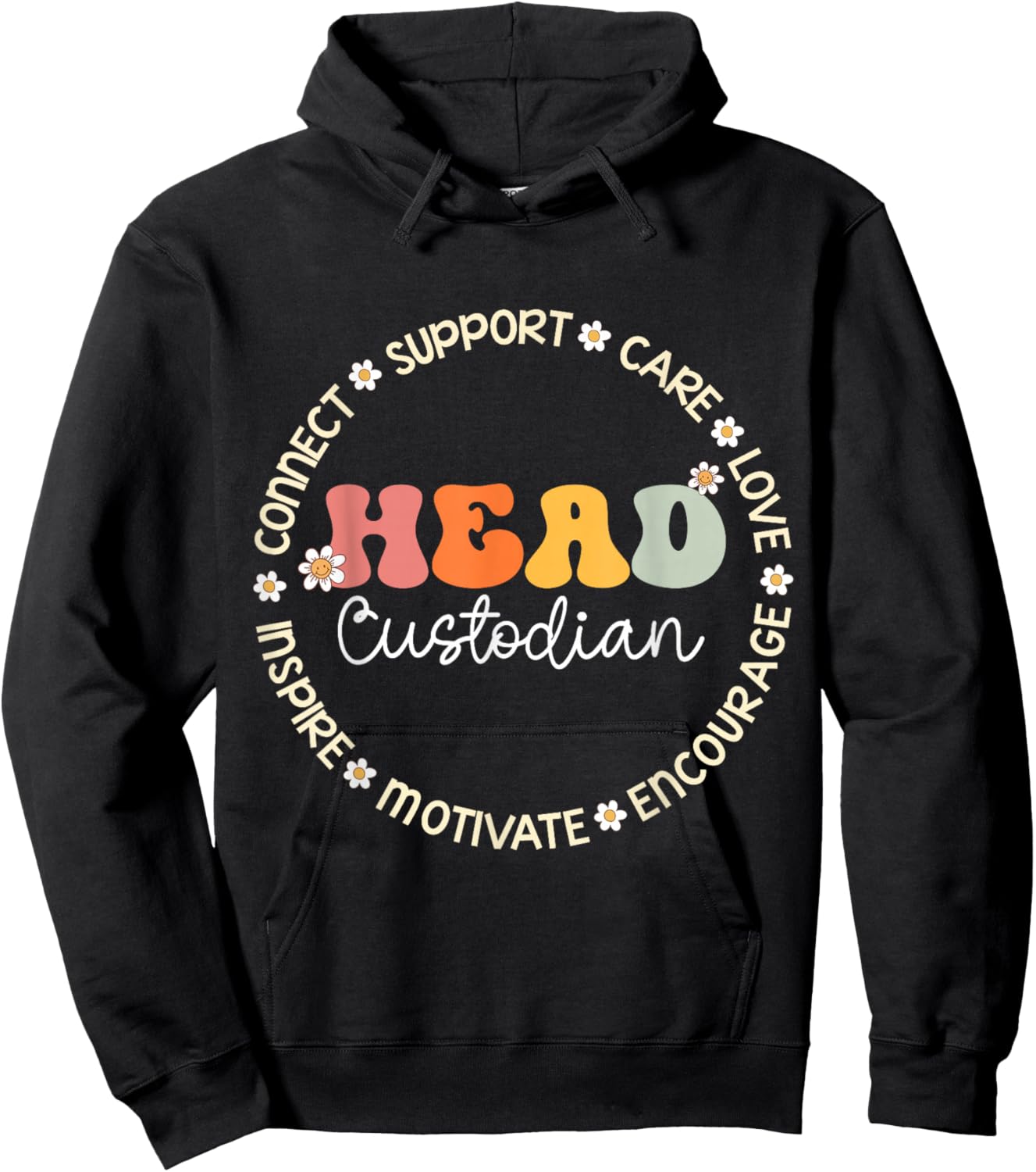 Head Custodian Appreciation Week Back to School Hoodie - Hoodie | Black