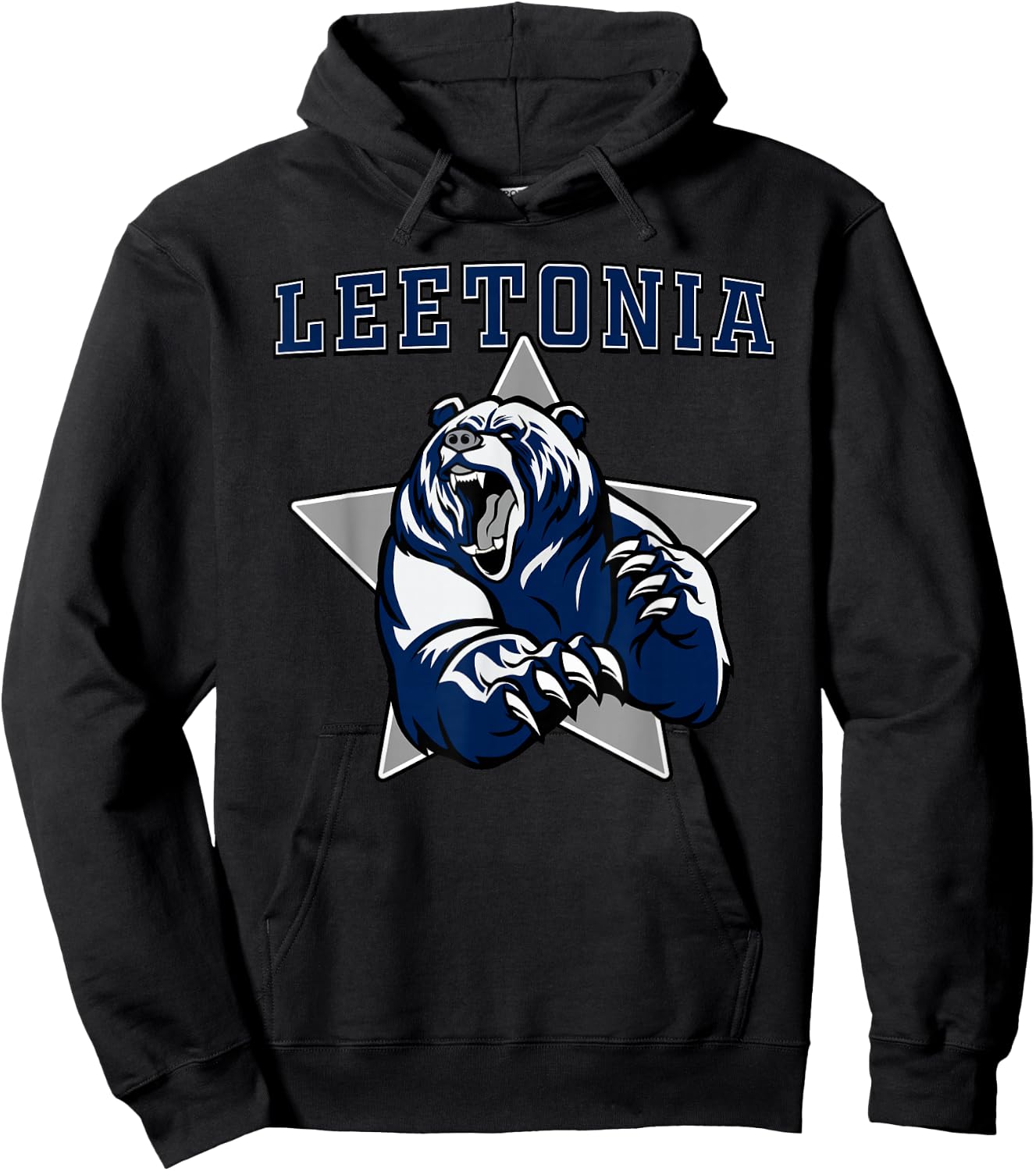 Leetonia Bears High School Team Spirit Hoodie - Hoodie | Black