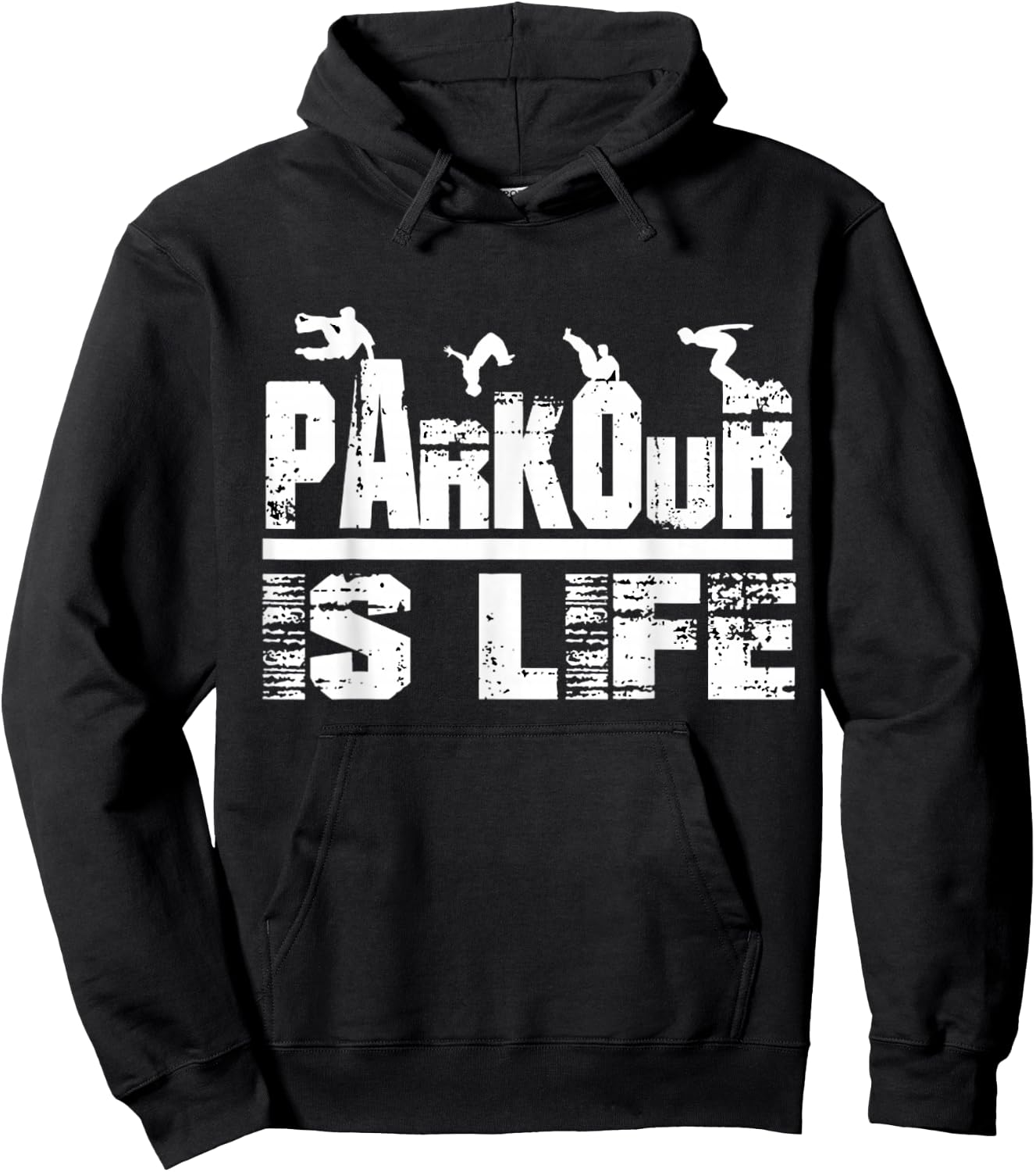 Love Parkour men shirt parkour gifts for boys, kids, women Hoodie - Hoodie | Black