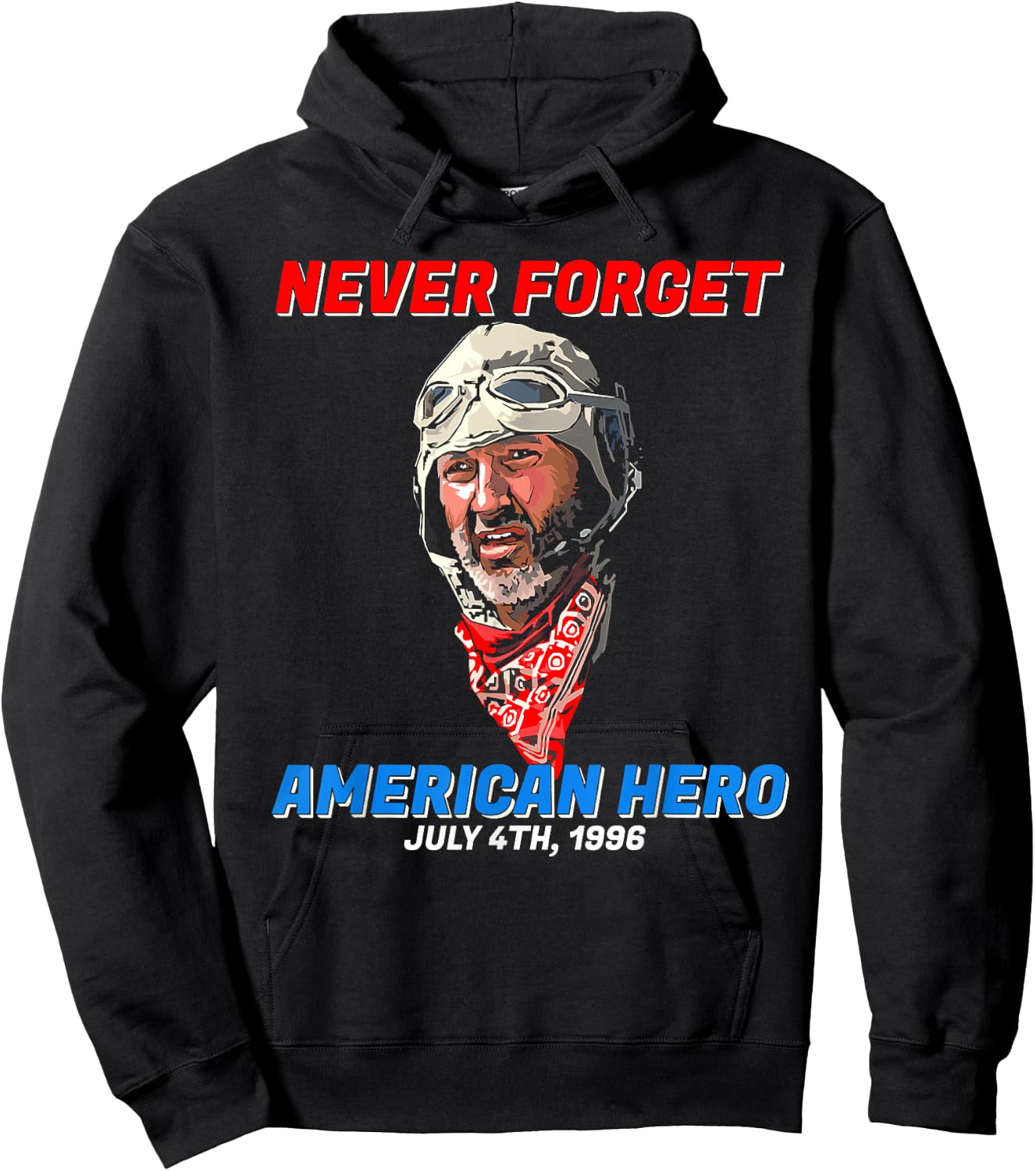 Never Forget American Hero Independence Day Men Hoodie - Hoodie | Black