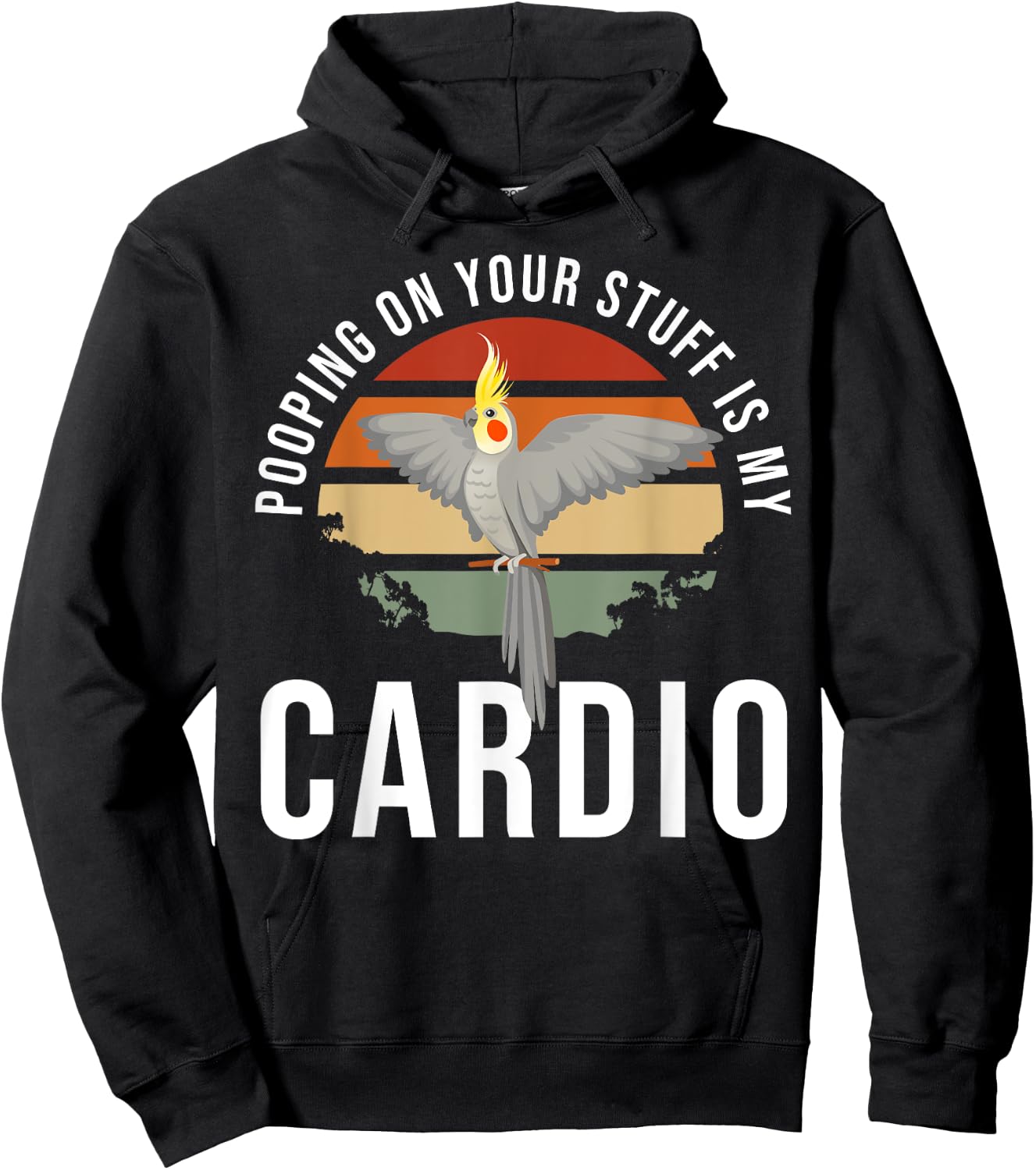 Cockatiel Owner Bird Lover Funny Cockatiel Hoodie - Hoodie | Black