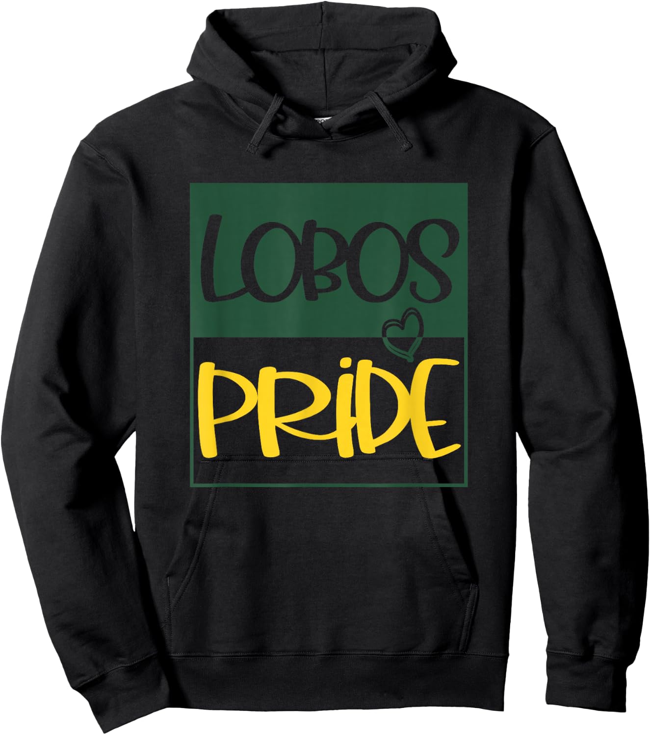 Longview Lobos - Lobos Pride Hoodie - Hoodie | Black
