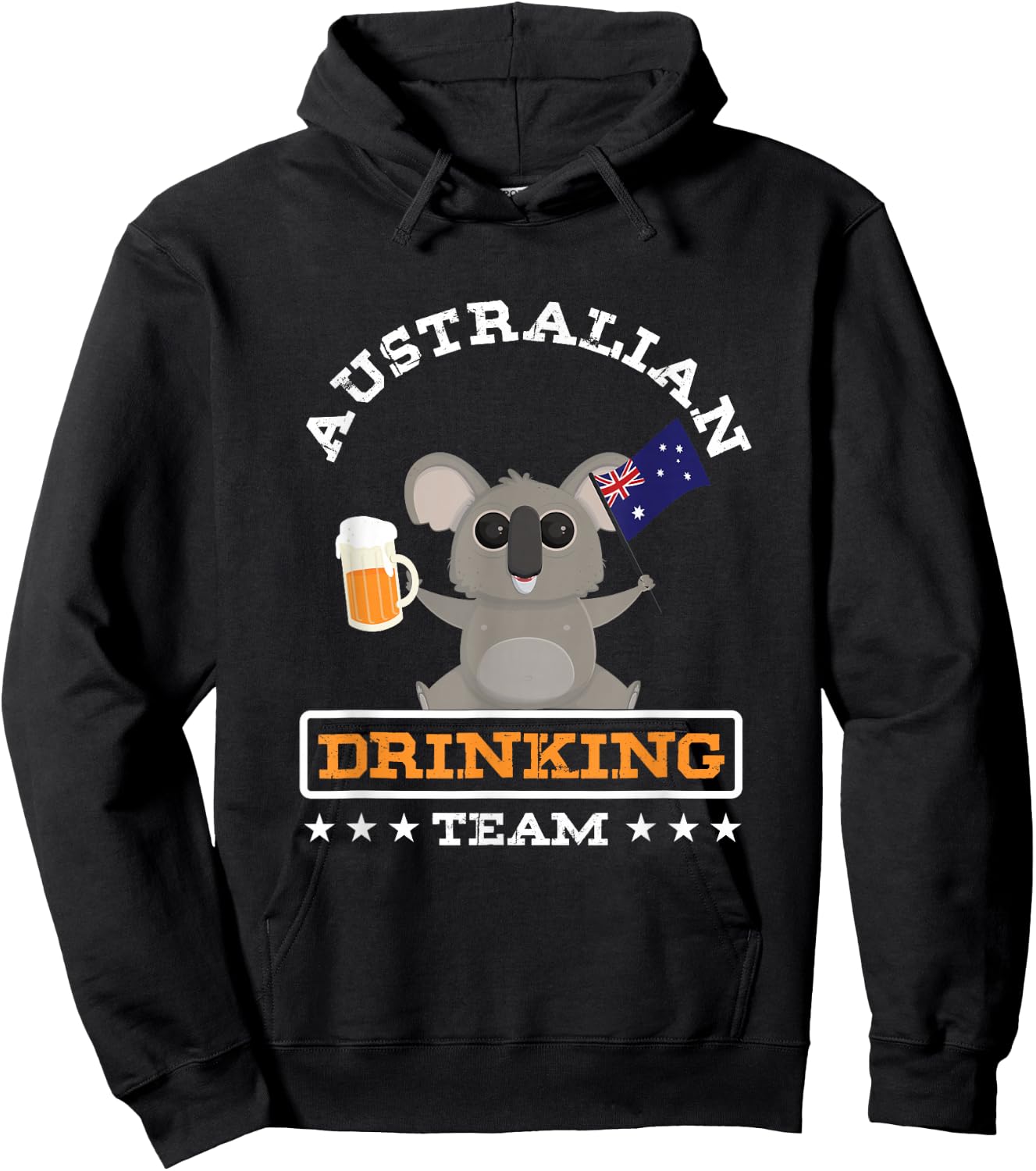 Australia Koala Animal Drinking Holiday Drink Alcohol Hoodie - Hoodie | Black