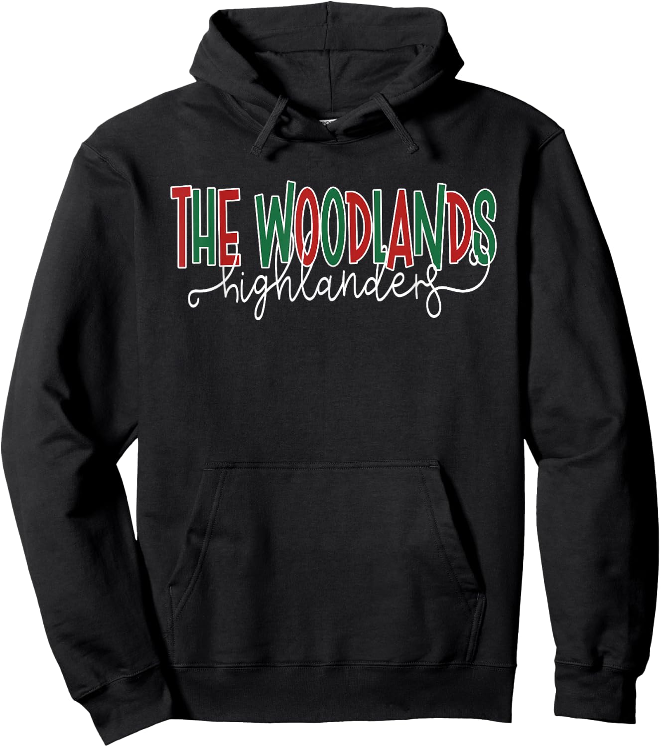 Woodlands High School Highlanders Hoodie - Hoodie | Black