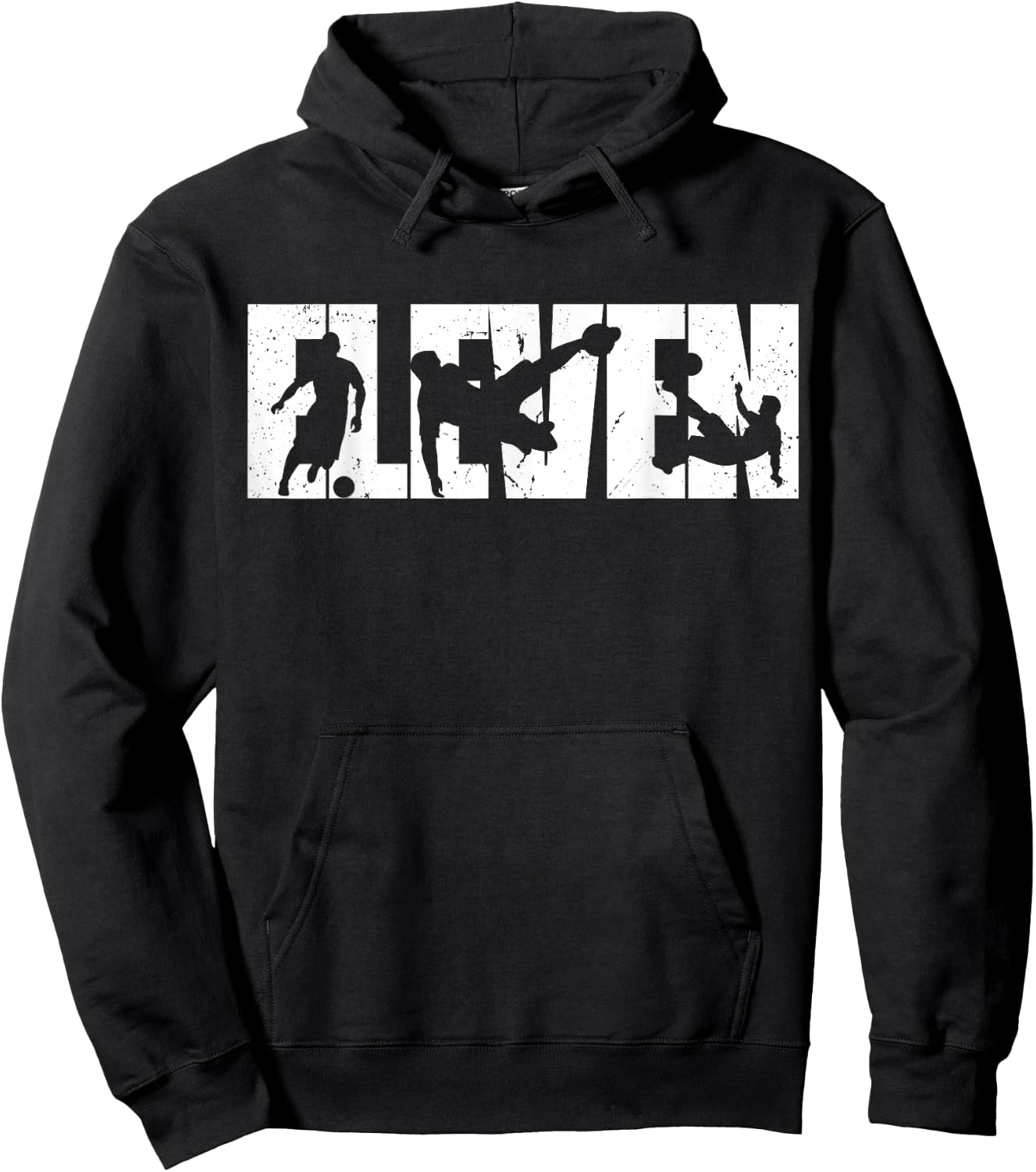 11th Birthday Retro Soccer 11 Years Old Boy Girl Hoodie - Hoodie | Black