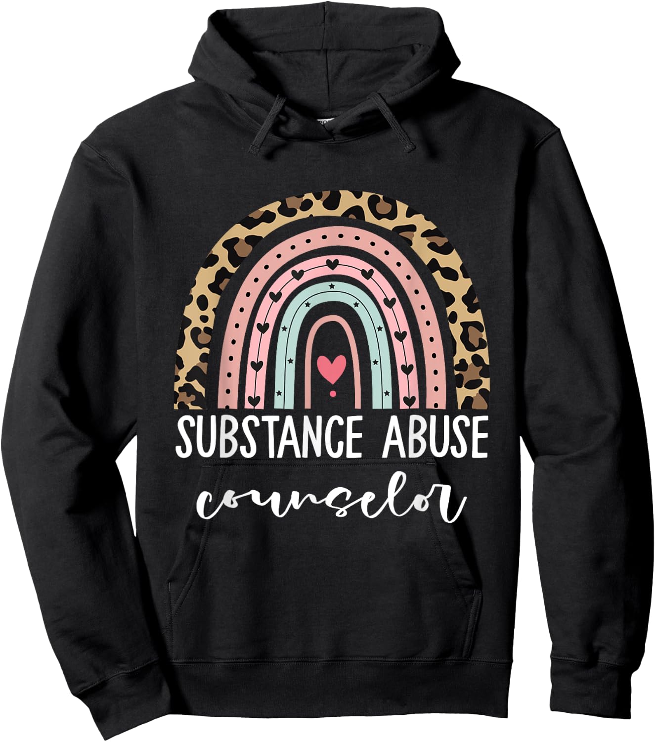Substance Abuse Counselor Appreciation For Work Hoodie - Hoodie | Black