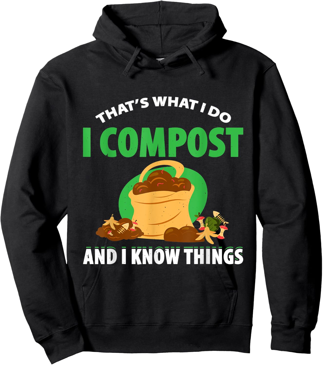 Composting For Compost Gardener Farmer Composting Lover Hoodie - Hoodie | Black