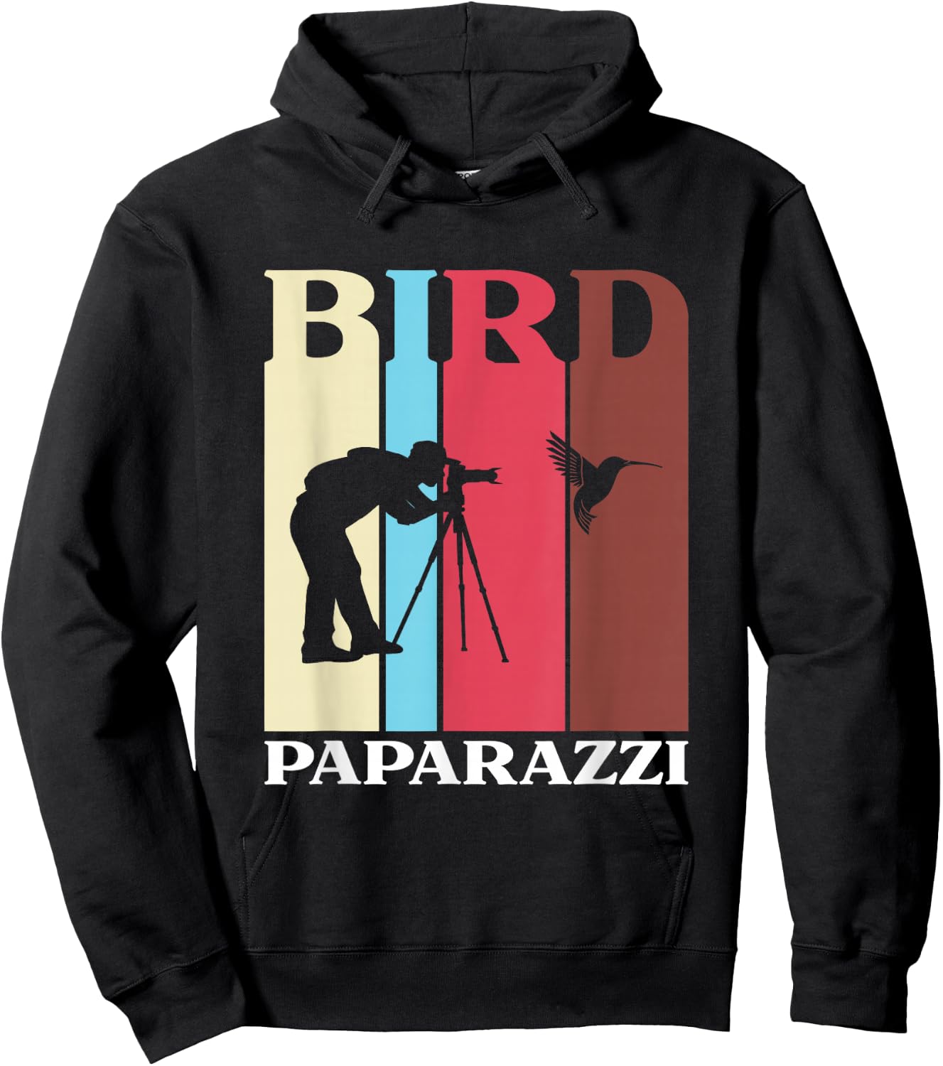 Bird Paparazzi | Bird Photographer | Bird Watcher Hoodie - Hoodie | Black