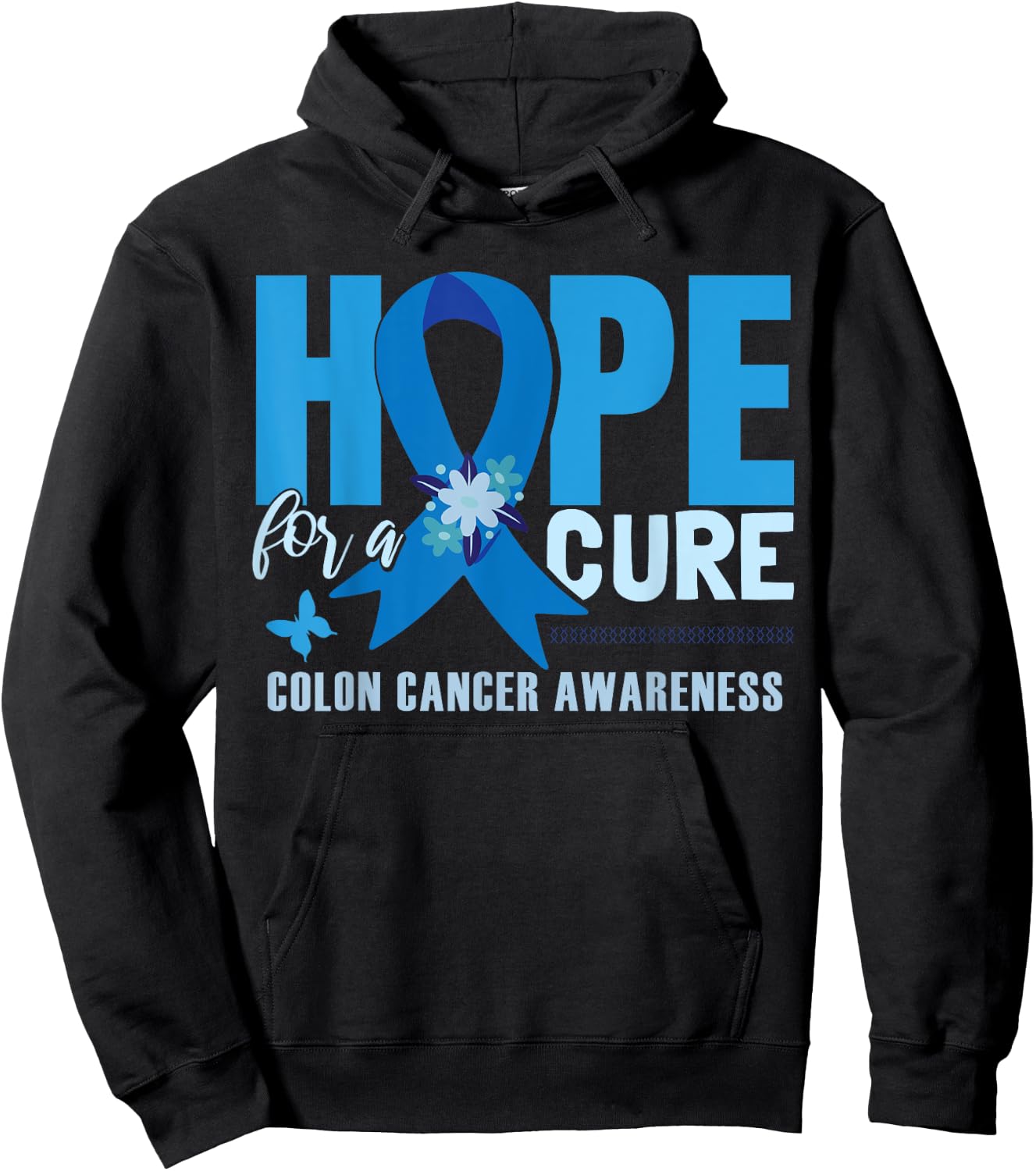 Colon Cancer Awareness Hoodie - Hoodie | Black