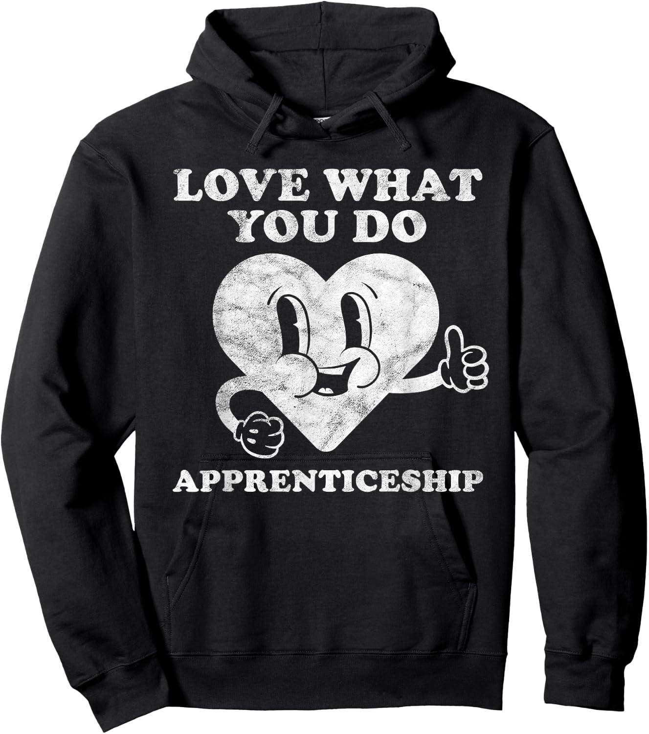 Retro Vintage Apprentice or Trainee or Apprenticeship Lover Hoodie - Hoodie | Black