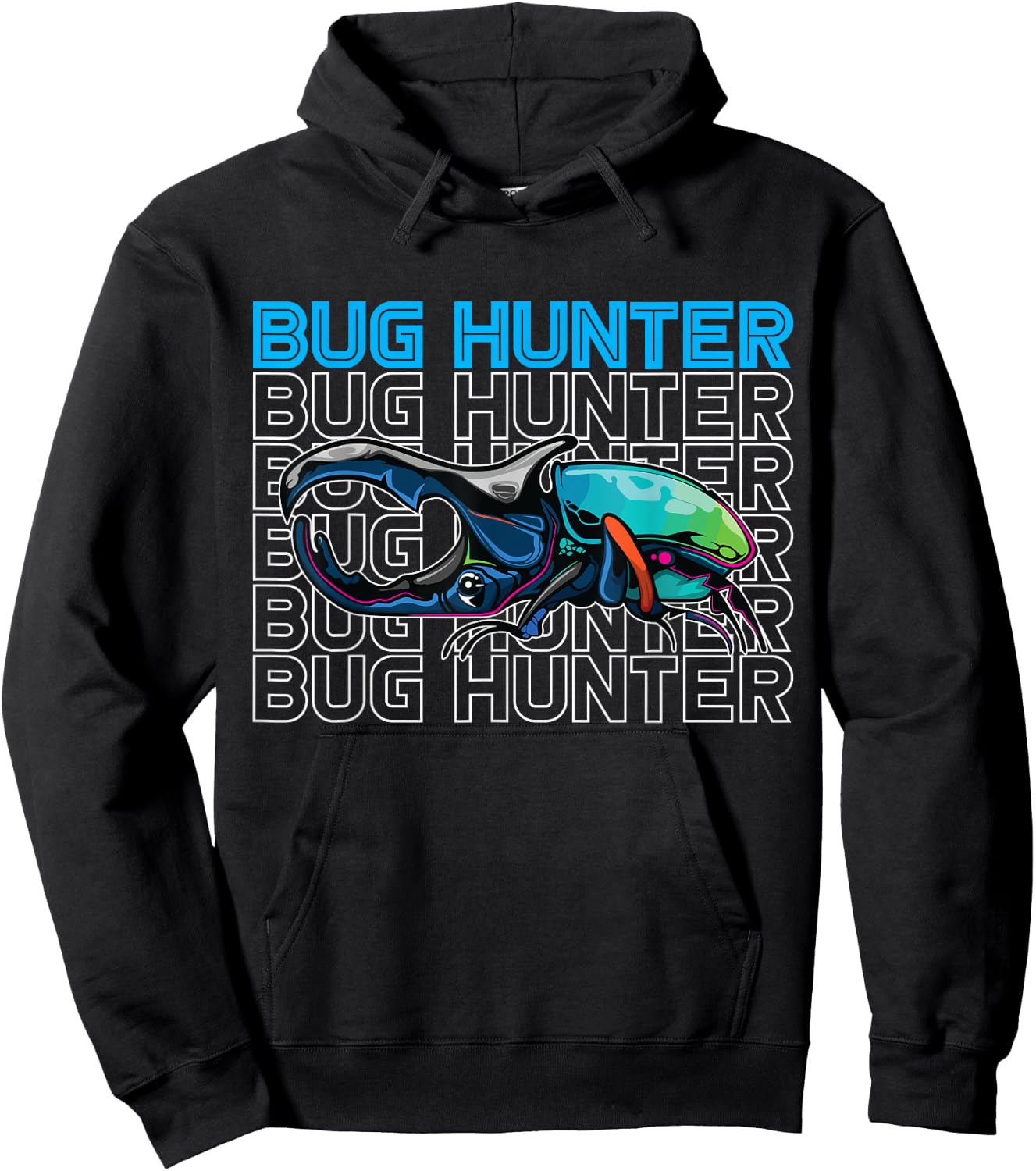 Bug Catcher and Bug Hunter Apparel for Kids Kids Bug Hunter Entomologist Insects Hoodie - Hoodie | Black