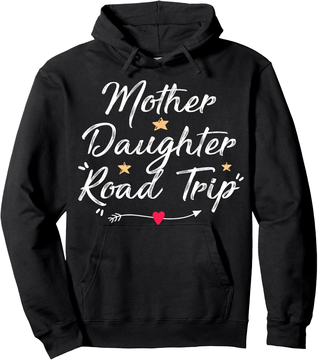 Mother Daughter Road Trip Funny Vacation Mom Daughter Travel Hoodie - Hoodie | Black