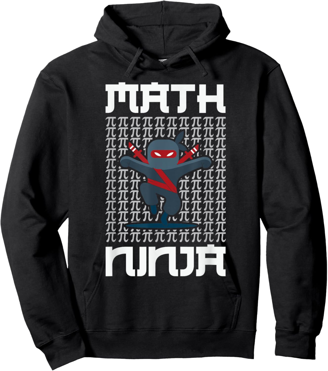 Real Math Ninja - Cool Maths for Kids Warrior Hoodie - Hoodie | Black