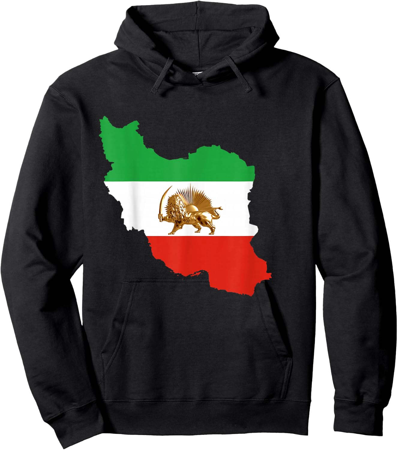 IRAN, Free Iran, Flag, Lion, Pahlavi, Shah, King, Rezashah Hoodie - Hoodie | Black