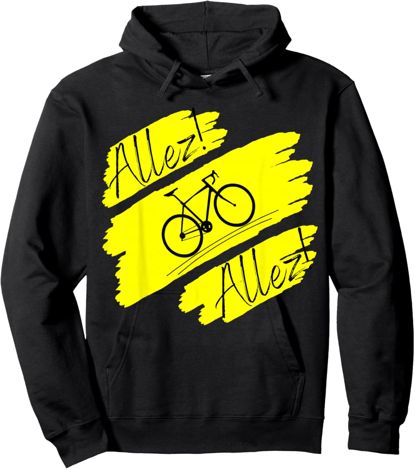 Cycling - Bicycle Bike funny Allez Allez Cyclist Hoodie - Hoodie | Black