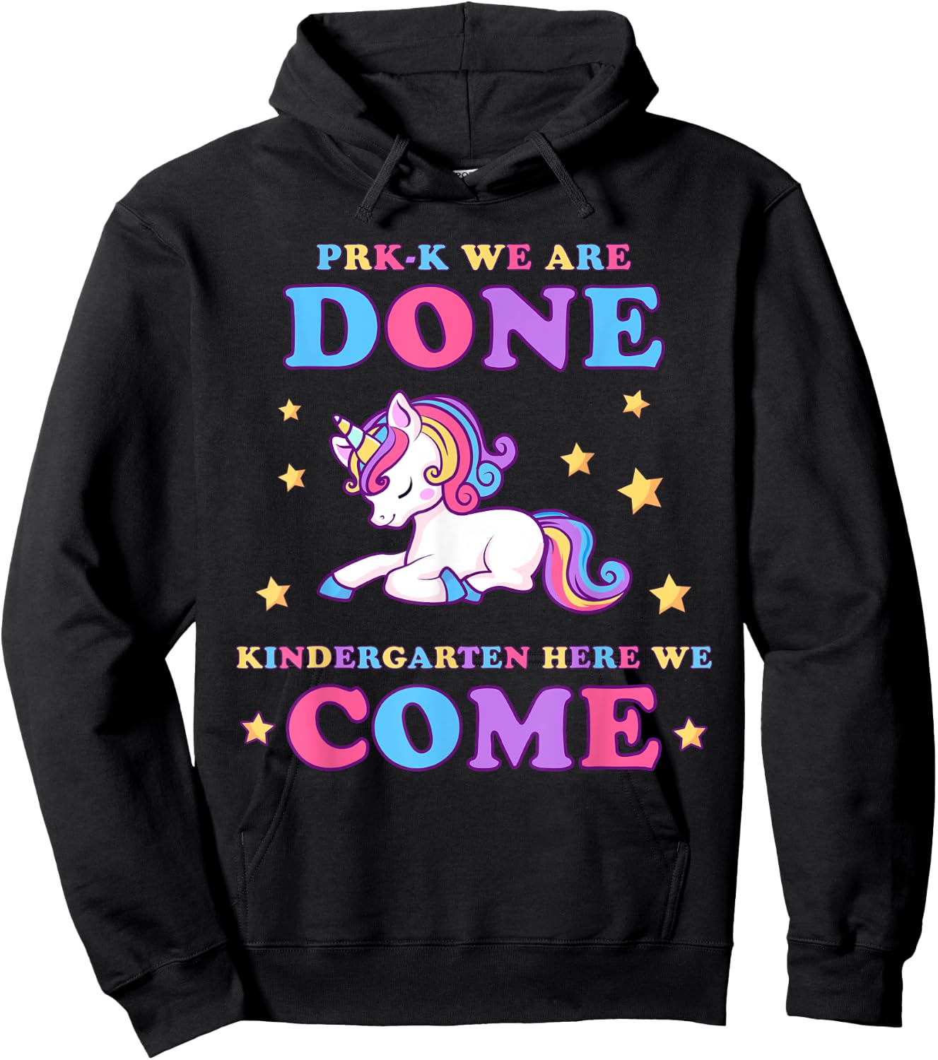 Girls Pre-K Graduation Magical Unicorn Hoodie - Hoodie | Black