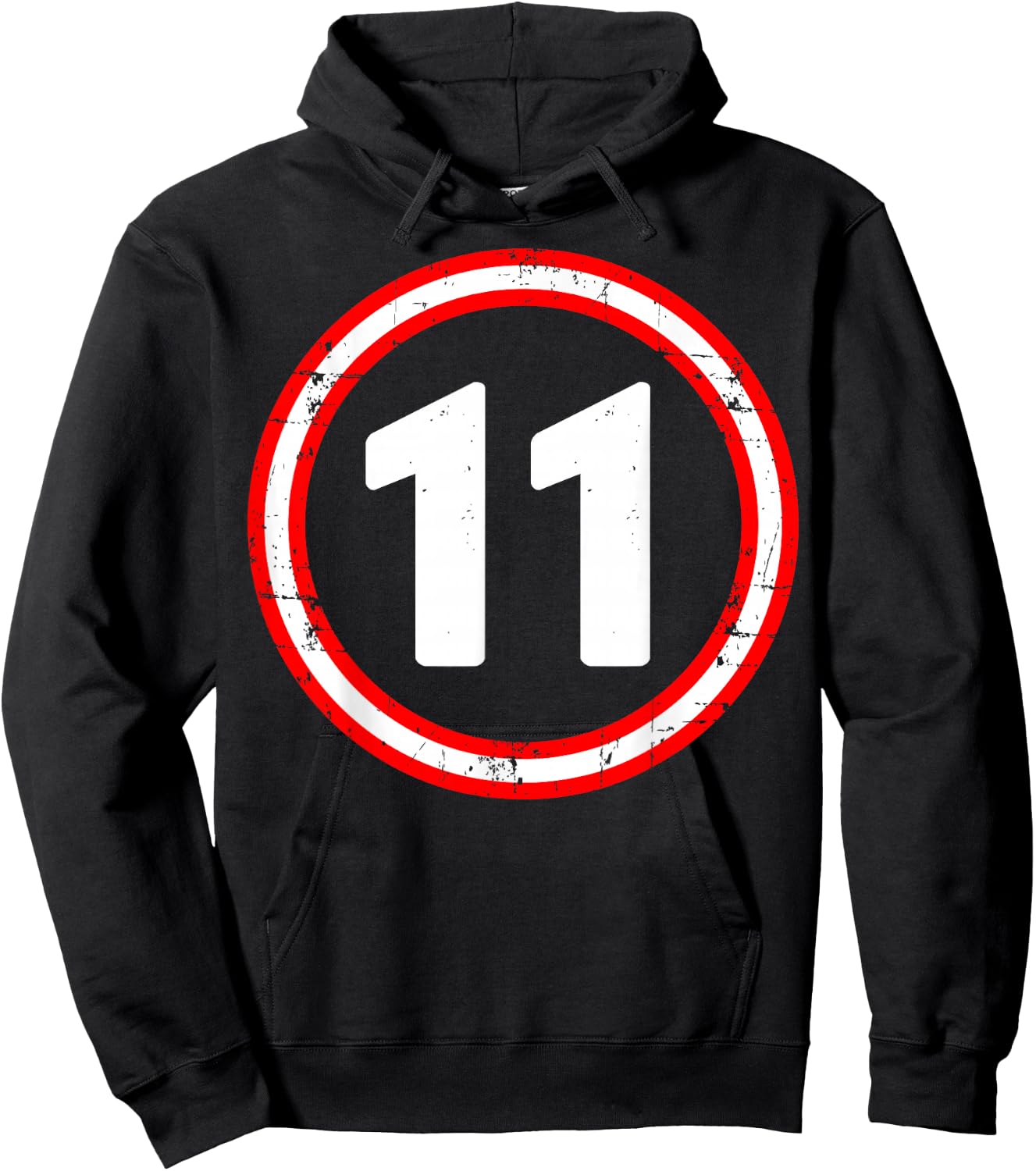 11th Birthday of Boy or Girl, 11 Years Old, Eleven Hoodie - Hoodie | Black