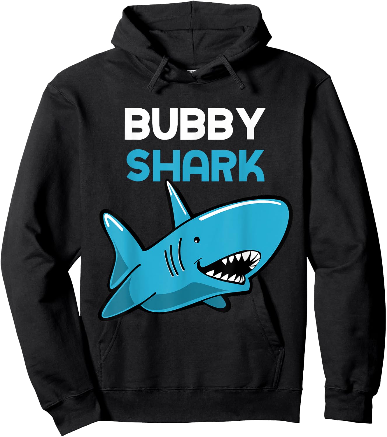 Bubby Shark Funny Family Hoodie - Hoodie | Black