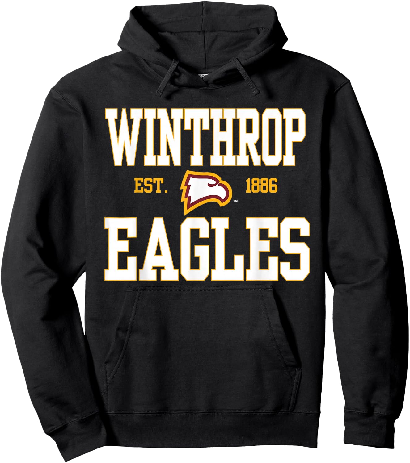 Winthrop Eagles | Official NCAA Merch | NCAFWNT01 Hoodie - Hoodie | Black