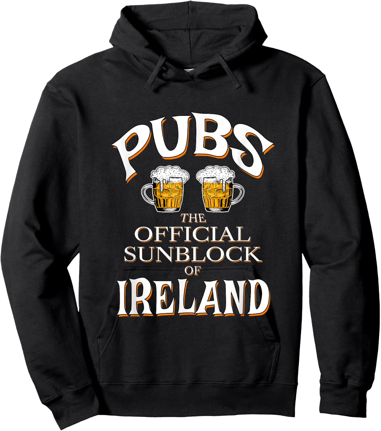 Pubs - The Official Sunblock Of Ireland Hoodie - Hoodie | Black