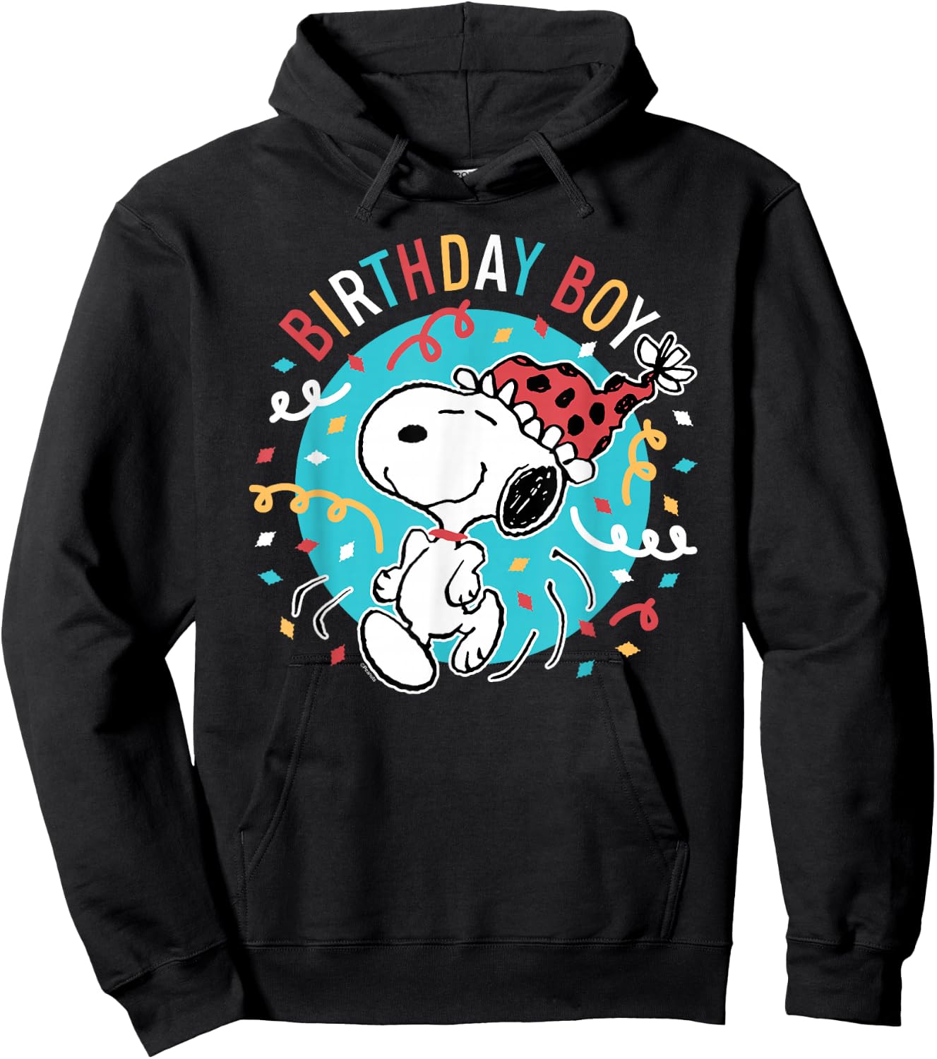 Peanuts - Birthday Boy Hoodie - Hoodie | Black