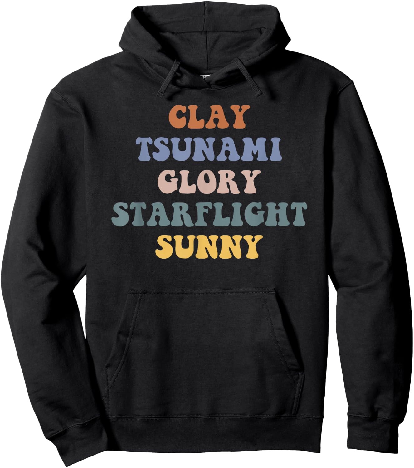 Wings of Fire Clay Tsunami Glory Starflight Sunny Dragon Hoodie - Hoodie | Black