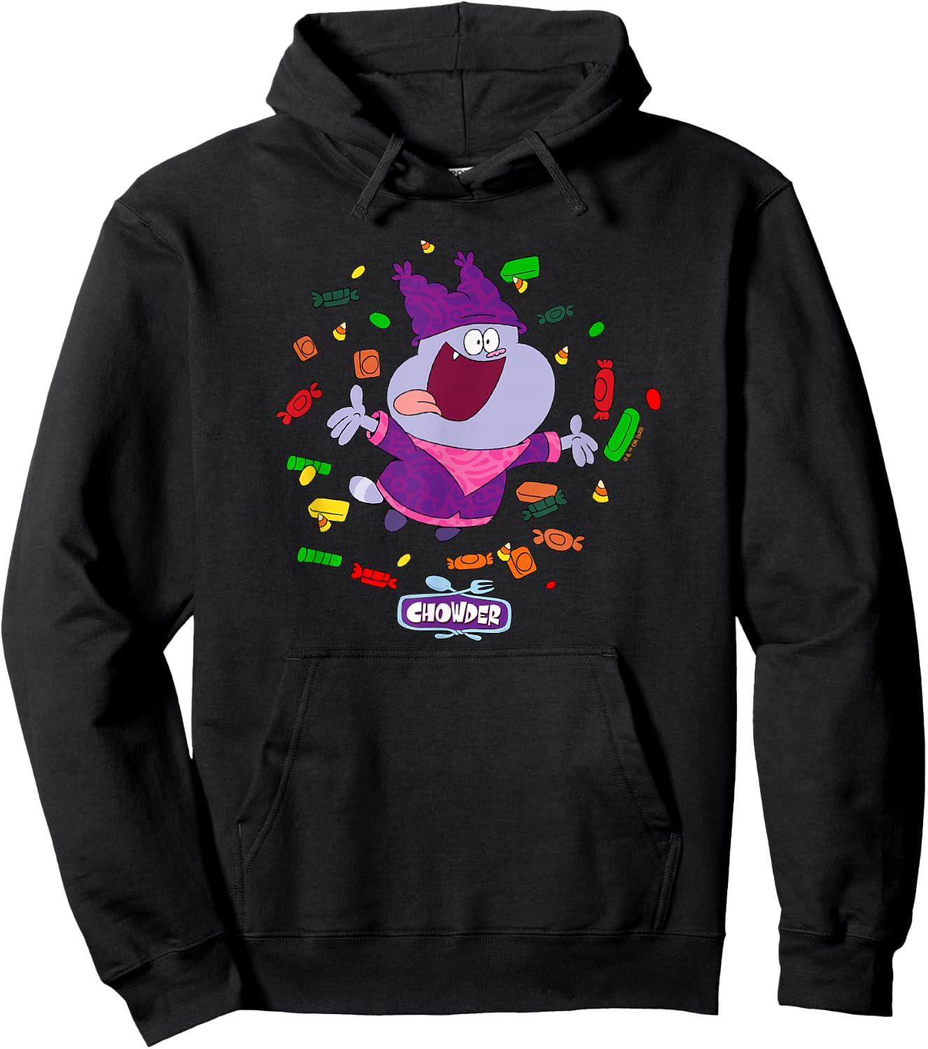 Chowder Halloween Candy Explosion Hoodie - Hoodie | Black