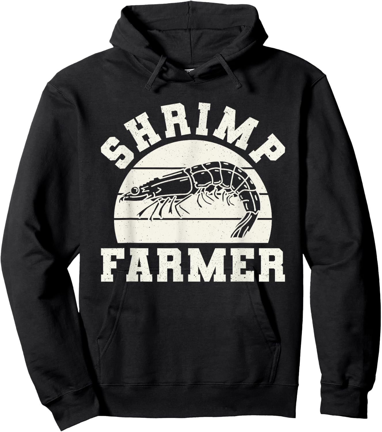 Shrimp Farmer Shrimp Seafood Shellfish Hoodie - Hoodie | Black